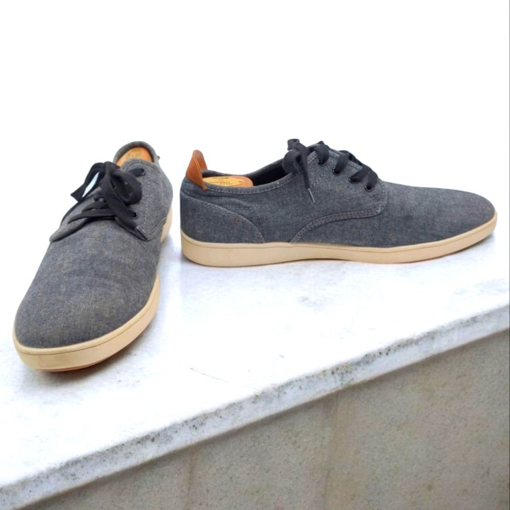 Steve Madden Men's Gray Casual Shoes Fenta Steve Madden Sz 12 Cloth / Ca Size US 12 / EU 45 - 1 Thumbnail