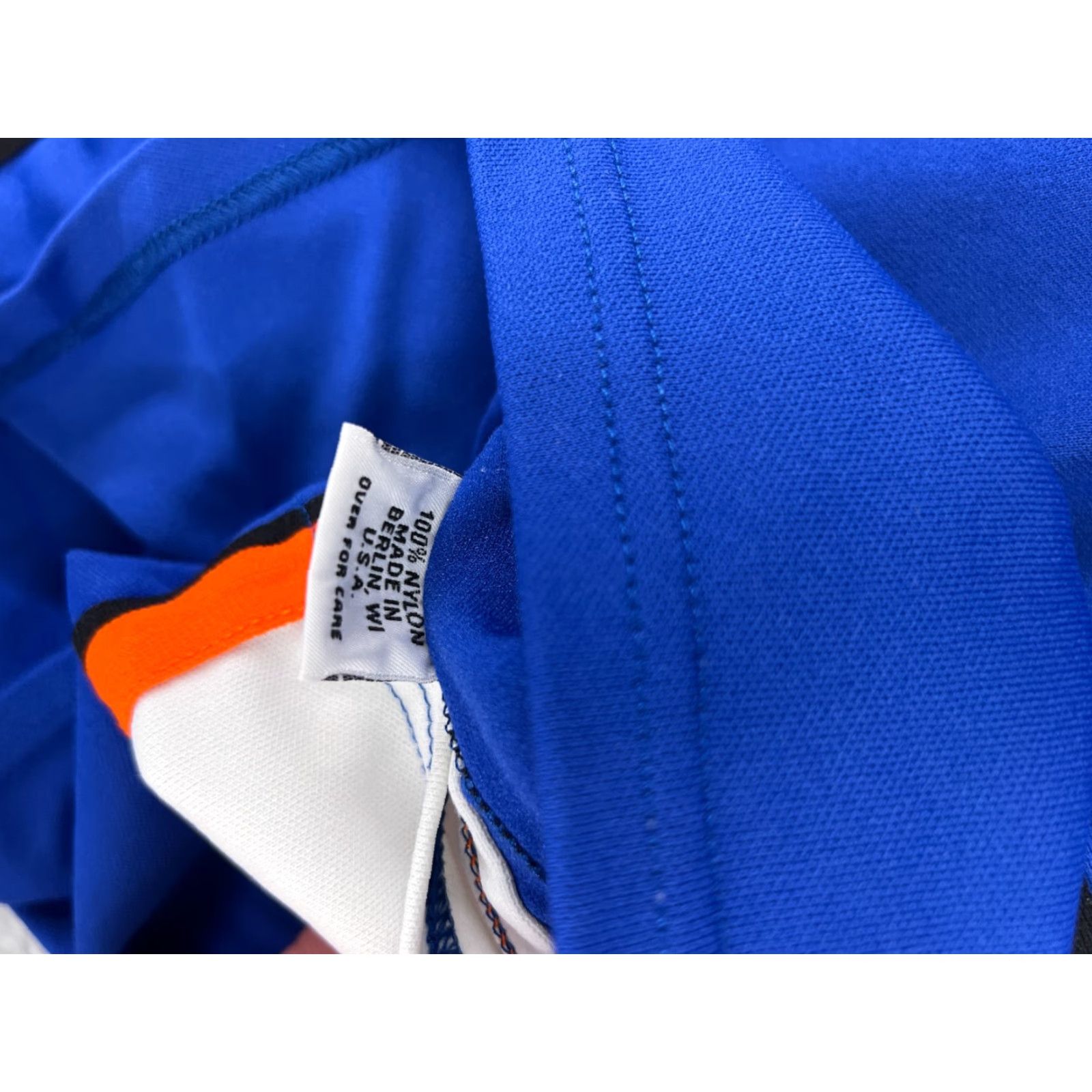 Apple VINTAGE Ripon Athletic Jersey Mens XL Blue NY New York 90s Hip Hop Music Embroidered Logo T-Shirt Fit: Regular Size US XL / EU 56 / 4 - 4 Thumbnail