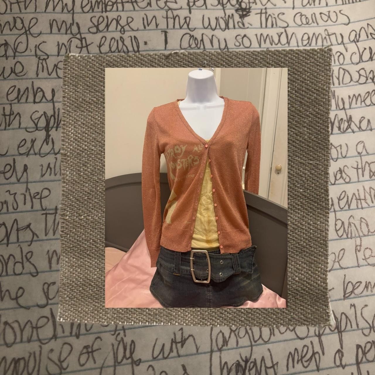 Hysteric Glamour × Japanese Brand × Vintage hysteric glamour cardigan with gold embellishments Size XS / US 0-2 / IT 36-38 - 3 Thumbnail