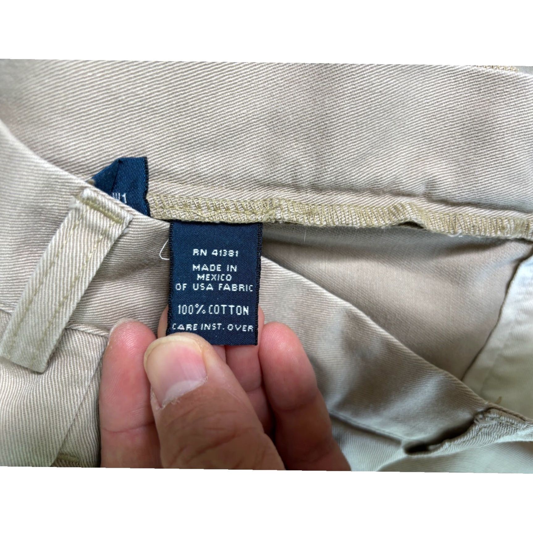 Polo Ralph Lauren Polo Ralph Lauren Classic Chino Pants Men Beige 40x30 Cotton Pleated Front Logo Button Relaxed Fit Casual Workwear Pants Size US L / EU 52-54 / 3 - 2 Thumbnail
