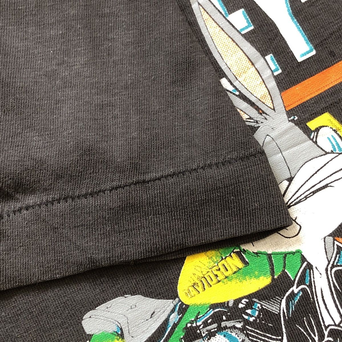 Harley Davidson × Vintage × Warner Bros Vintage 1993 Harley Davidson x Warner Bros Tee Size US M / EU 48-50 / 2 - 4 Thumbnail