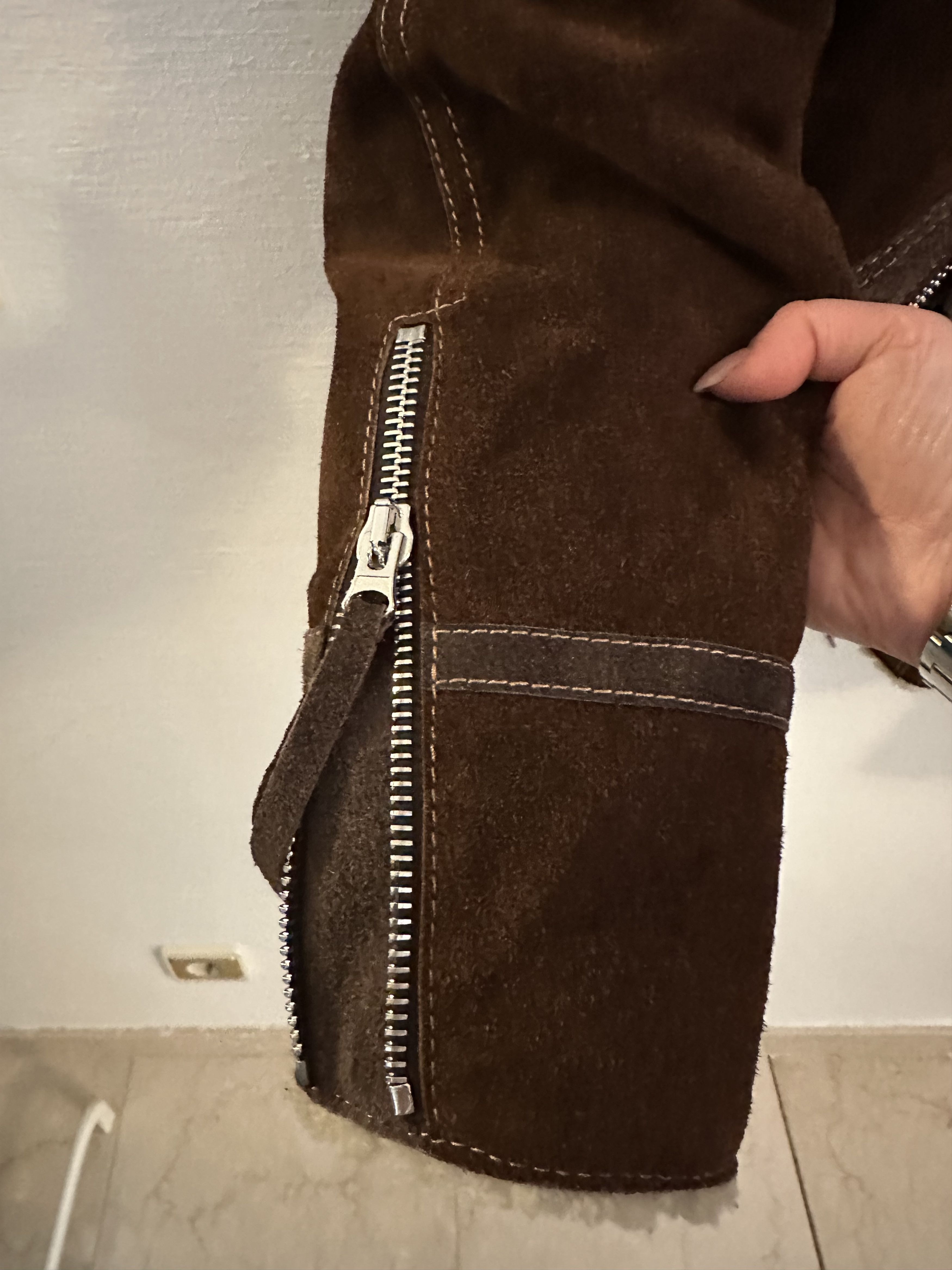 MM6 MM6 Leather Jacket, brown, IT 42 Size M / US 6-8 / IT 42-44 - 7 Thumbnail