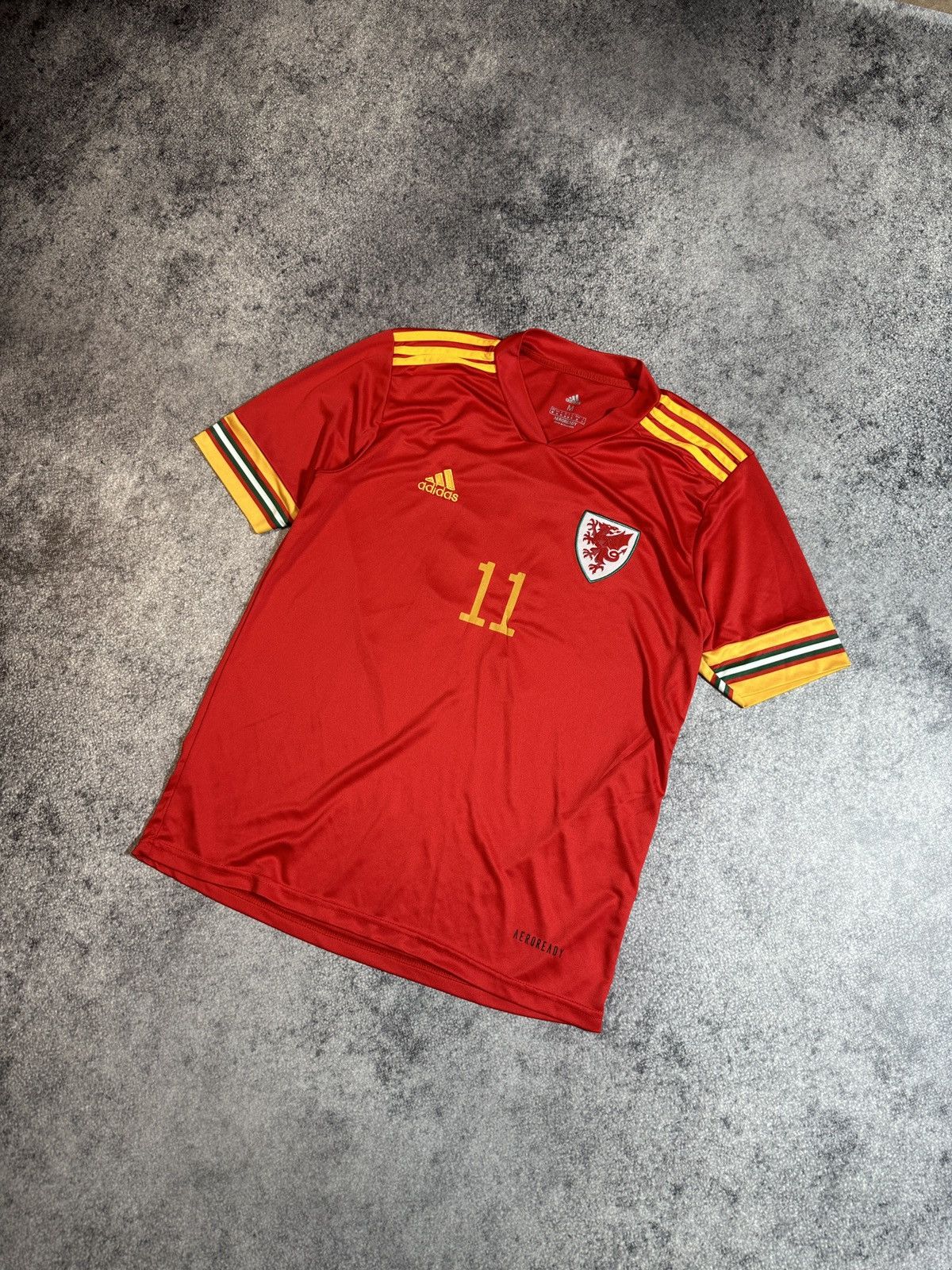 Adidas Adidas Wales 11 Bale Soccer Jersey Streetwear Rare M VTg USA Size US M / EU 48-50 / 2 - 2 Thumbnail