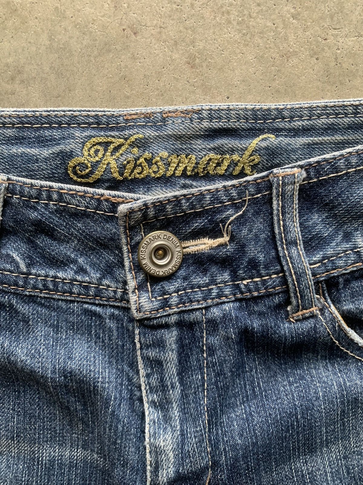 Japanese Brand Kissmark Japan Low Rise Flared Jeans Size US 32 / EU 48 - 6 Thumbnail