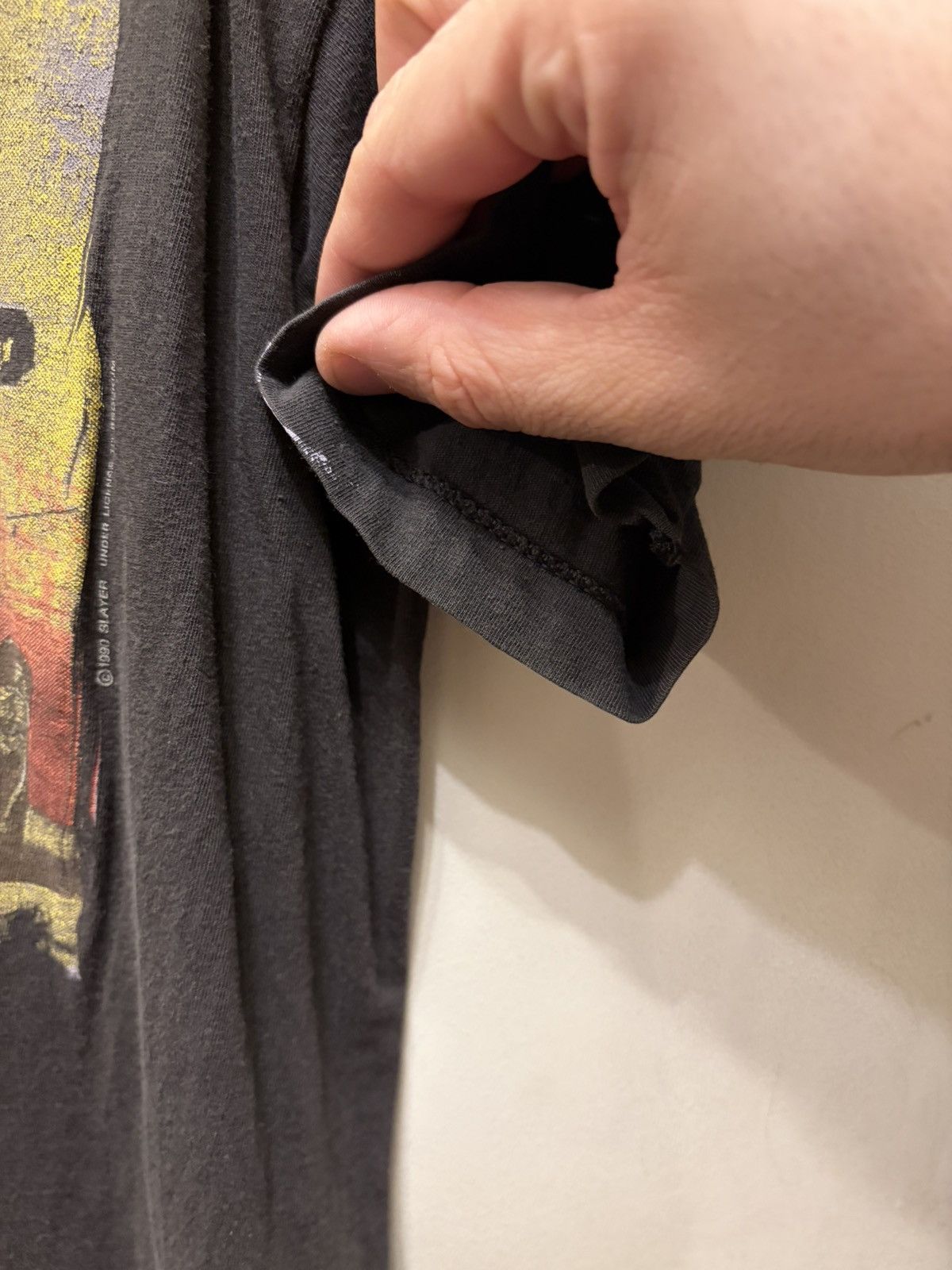 Vintage VINTAGE EARLY 90s Slayer “Seasons In The Abyss” shirt Size US XL / EU 56 / 4 - 6 Thumbnail