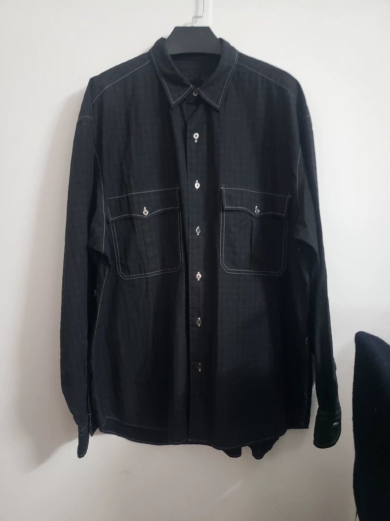 Porter Classic Porter Classic Roll Up Black Check Shirt Size US L / EU 52-54 / 3 - 1 Thumbnail