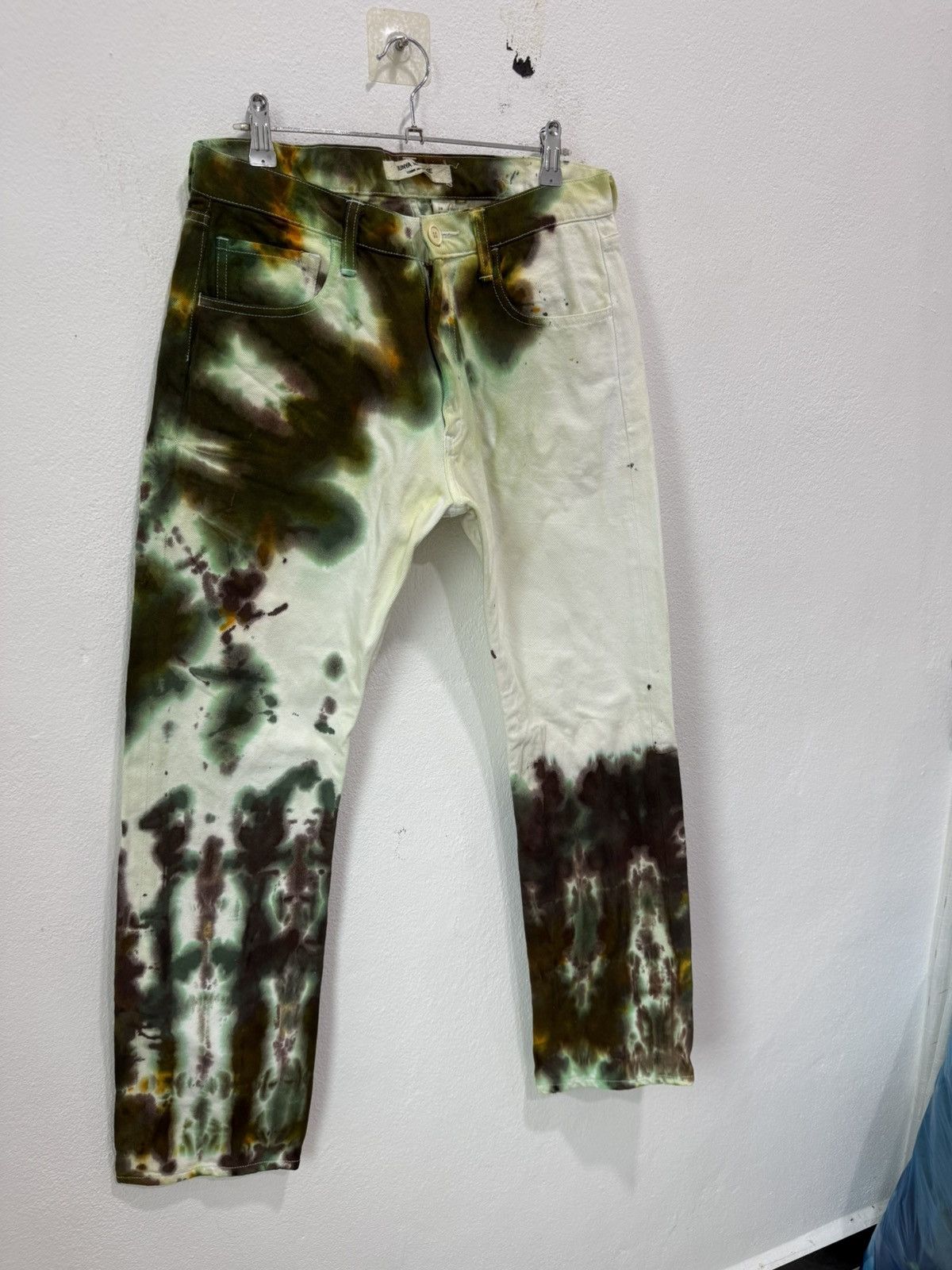 Junya Watanabe Comme Des Garcons AD2001 Junya Watanabe Dye Splash Denim Size US 28 / EU 44 - 2 Thumbnail