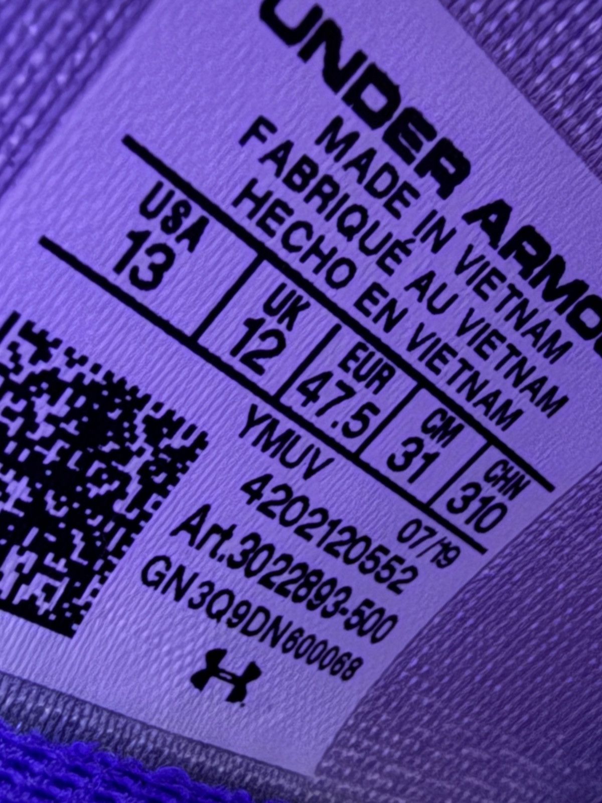 Under Armour Under Armour Curry 6 ‘ Violet ‘ Size US 13 / EU 46 - 8 Thumbnail