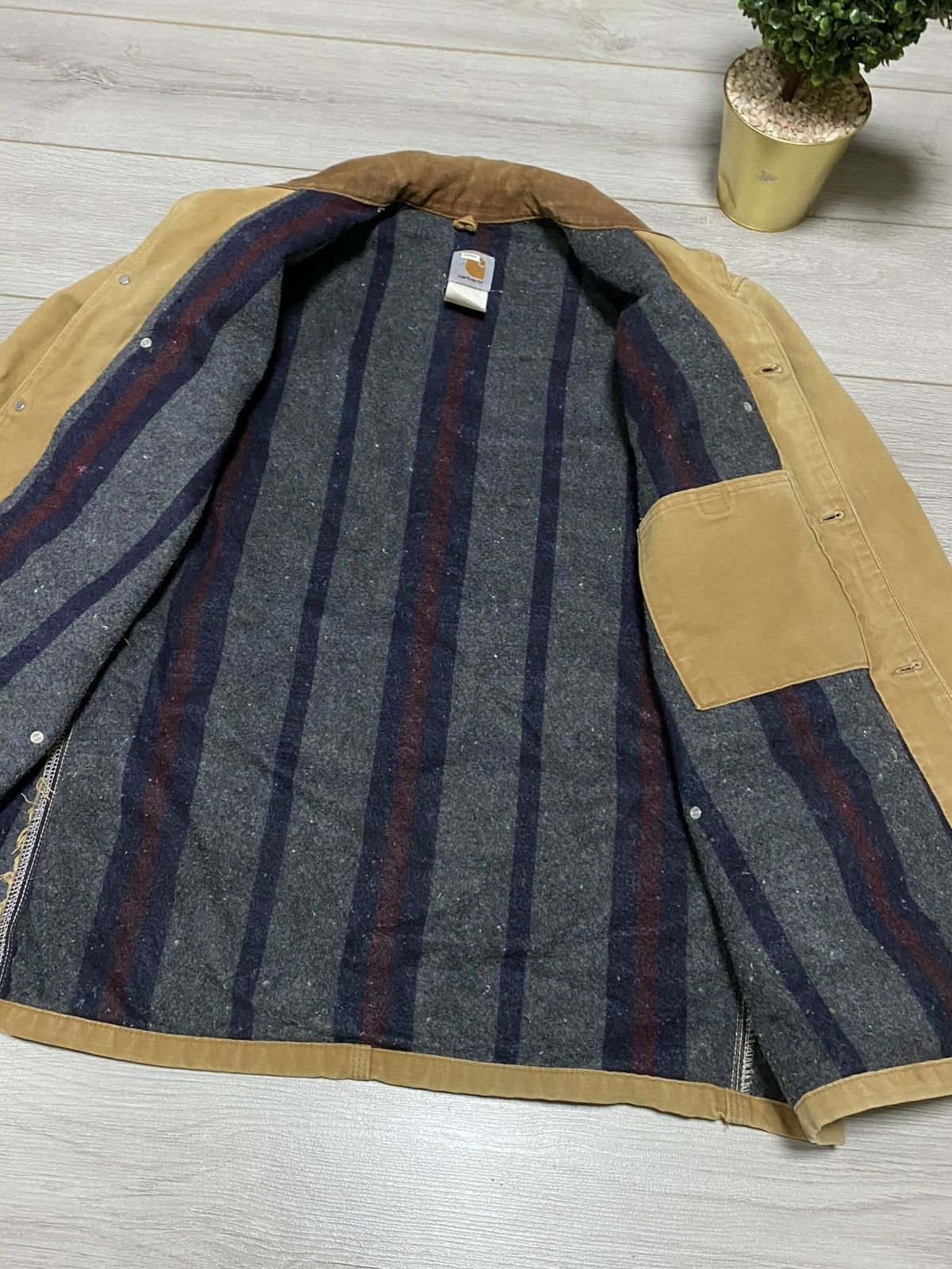 Carhartt Carhartt Chore coat Michigan detroit work canvas distressed Size US L / EU 52-54 / 3 - 11 Thumbnail