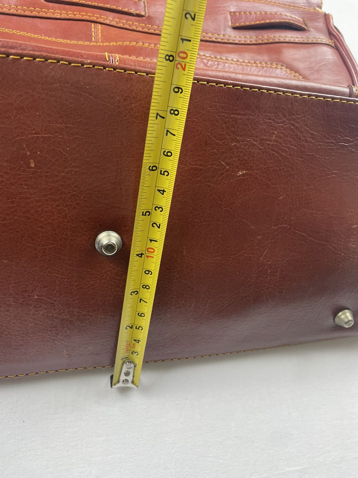 Genuine Leather Rare Pat-CAT Vintage Full Leathers Handmade Made in Italy Size ONE SIZE - 10 Thumbnail