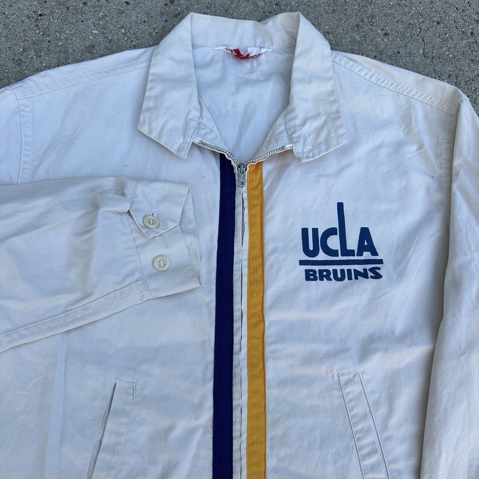NCAA × Vintage Vintage 70s Sportswear UCLA Bruins Zip Up Work Jacket Large Size US L / EU 52-54 / 3 - 2 Thumbnail