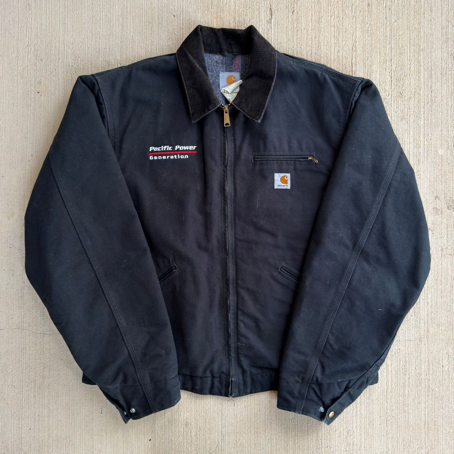 Carhartt × Vintage 90s Carhartt JB105 black detroit jacket sz XL