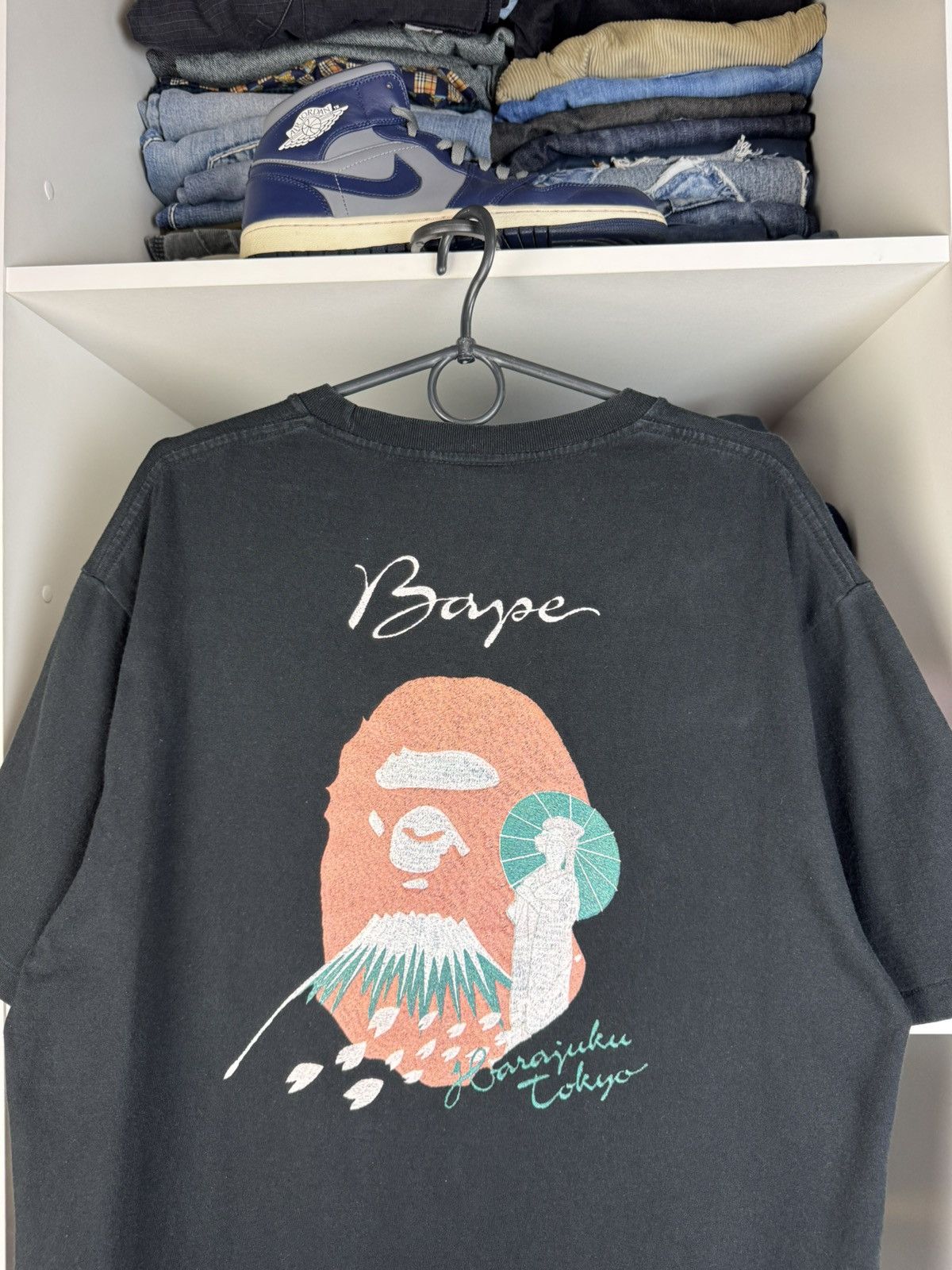 Bape Bape A Bathing Ape Harajuku Tokyo T-shirt Made in Japan Size US XL / EU 56 / 4 - 13 Thumbnail