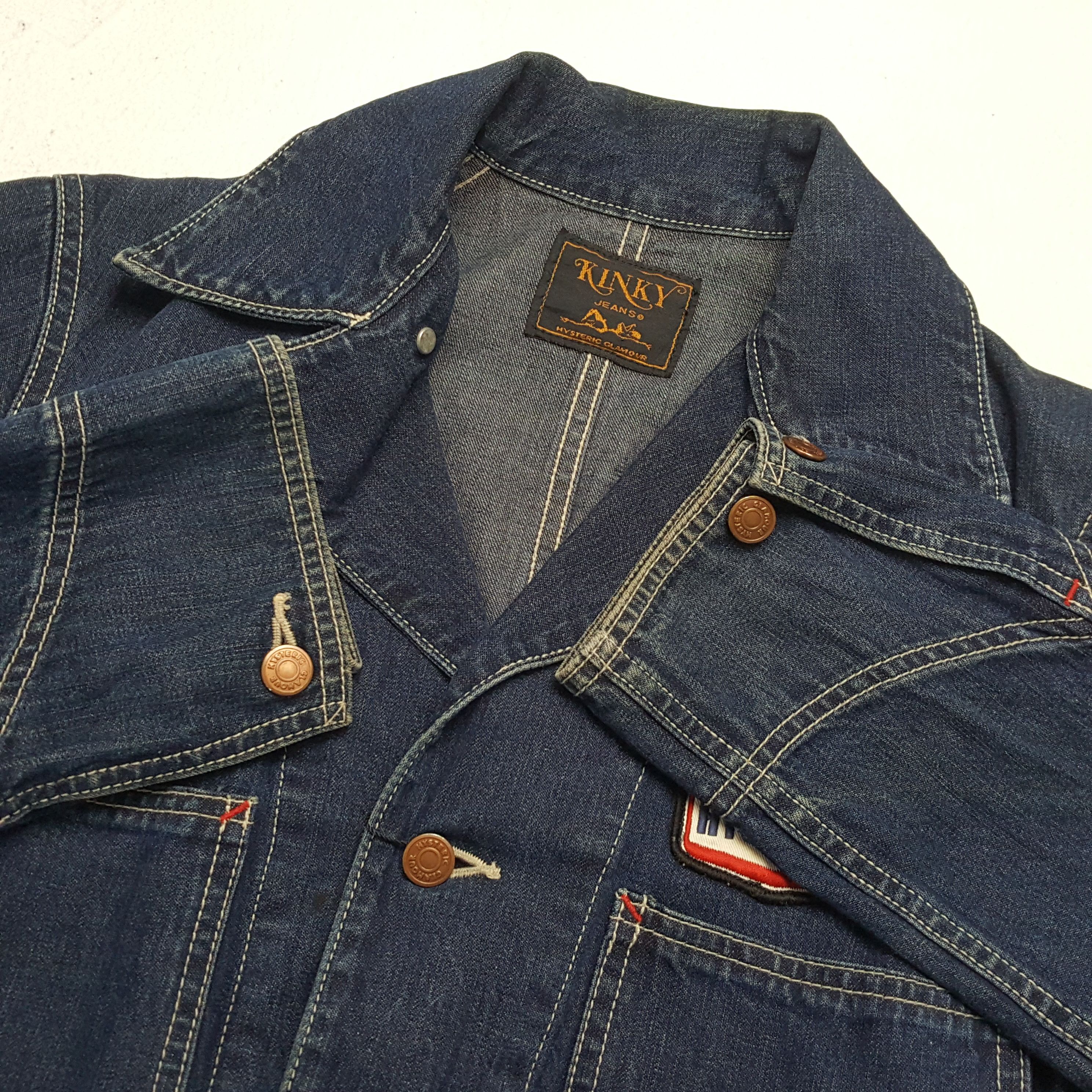 Hysteric Glamour HYSTERIC GLAMOUR Rare Fashion Style Denim Jacket Size US S / EU 44-46 / 1 - 8 Thumbnail
