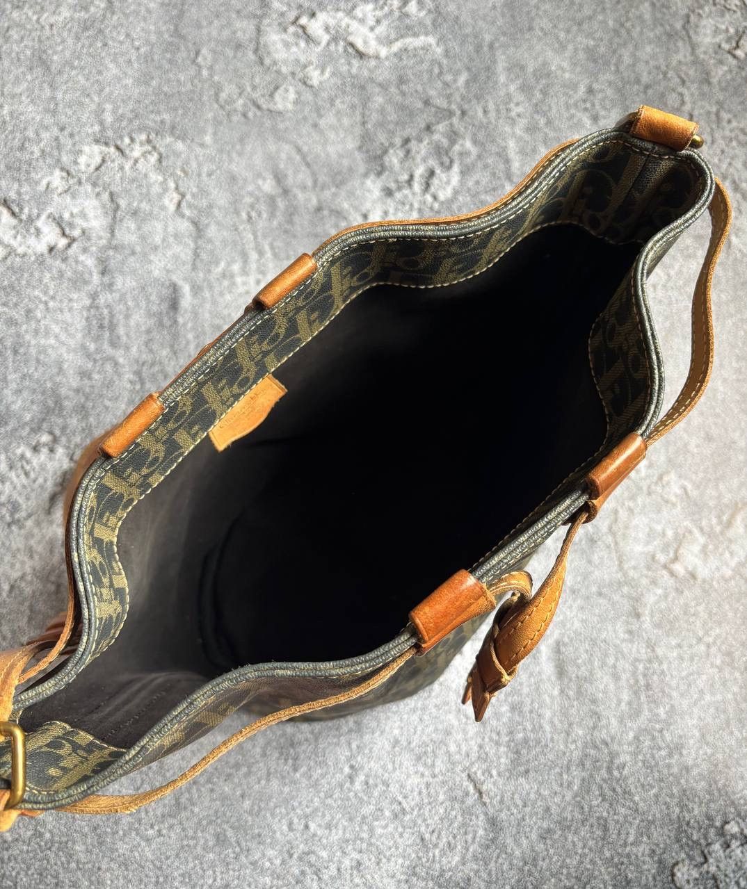 Dior CHRISTIAN DIOR Brown bucket trotter bag vintage Size ONE SIZE - 6 Thumbnail
