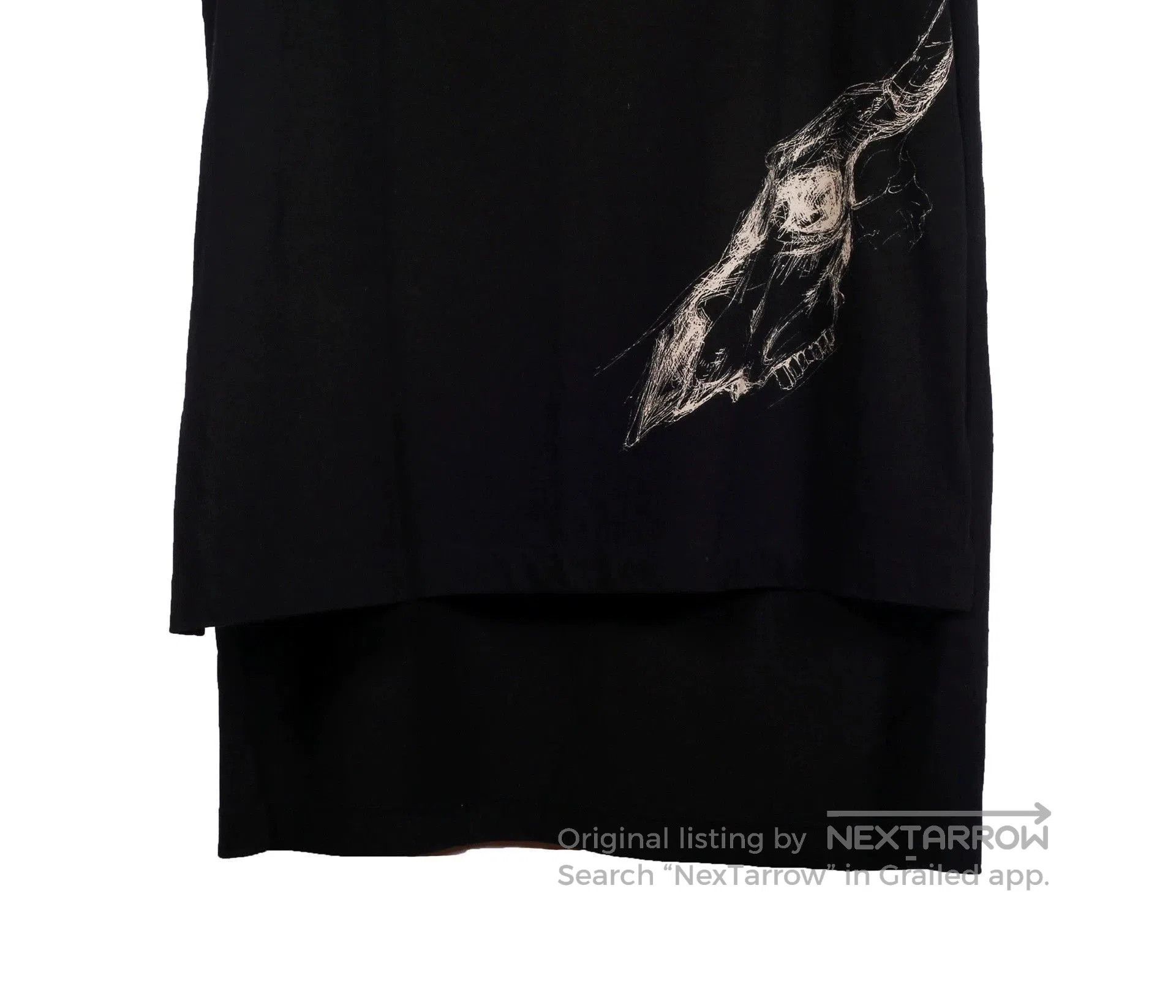 Yohji Yamamoto Black Short-Sleeve Graphic T-Shirt Size L. Size US L / EU 52-54 / 3 - 4 Thumbnail