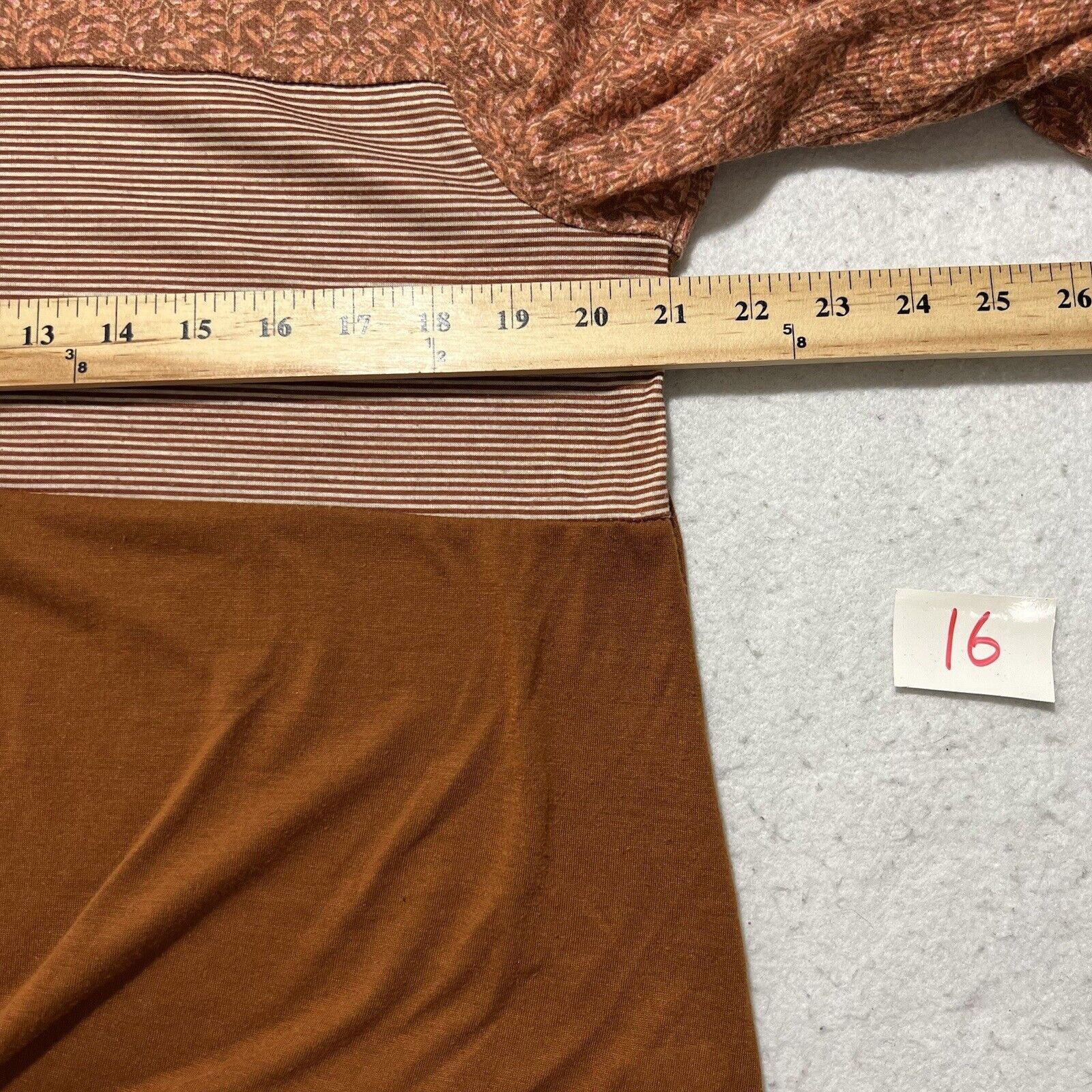 Other Self Esteem Orange Tie Front Lightweight T Shirt Top Size XL / US 12-14 / IT 48-50 - 7 Thumbnail