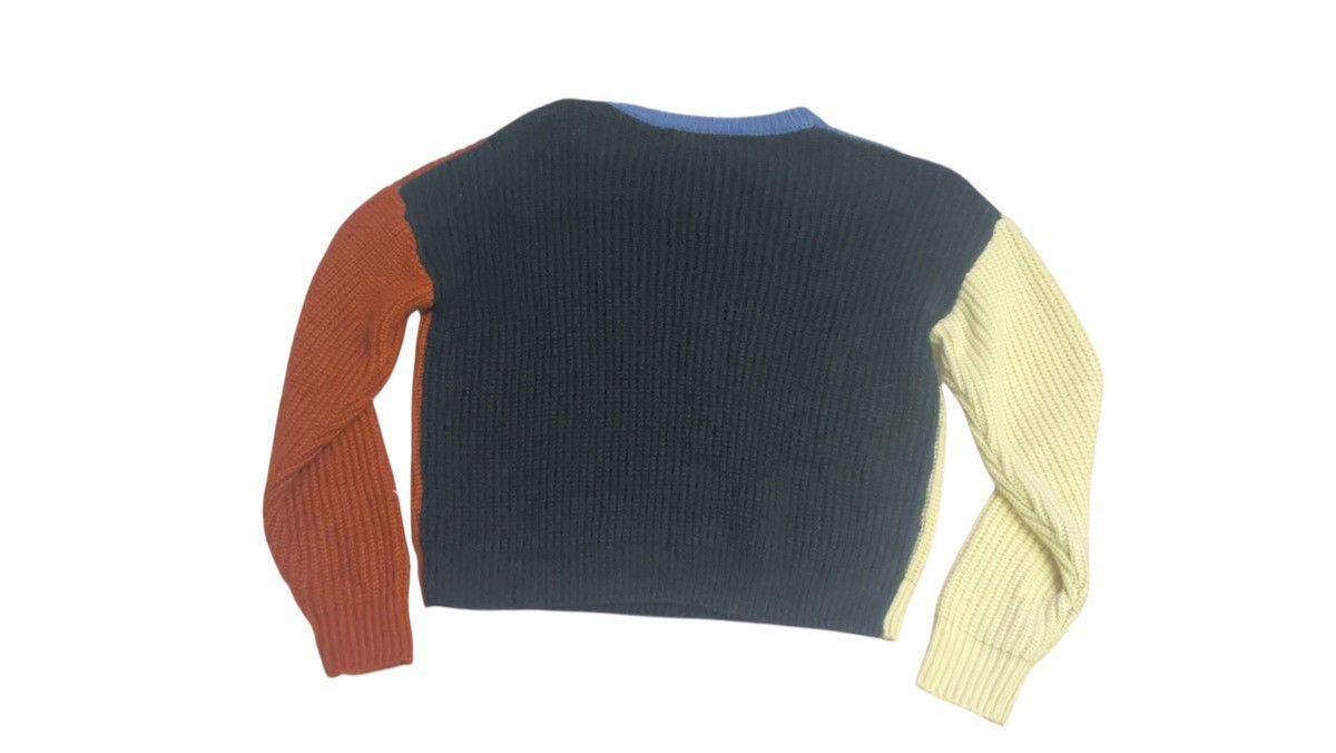 Shein SHEIN Colorblock Cropped Sweater – Size Medium Size S / US 4 / IT 40 - 2 Thumbnail