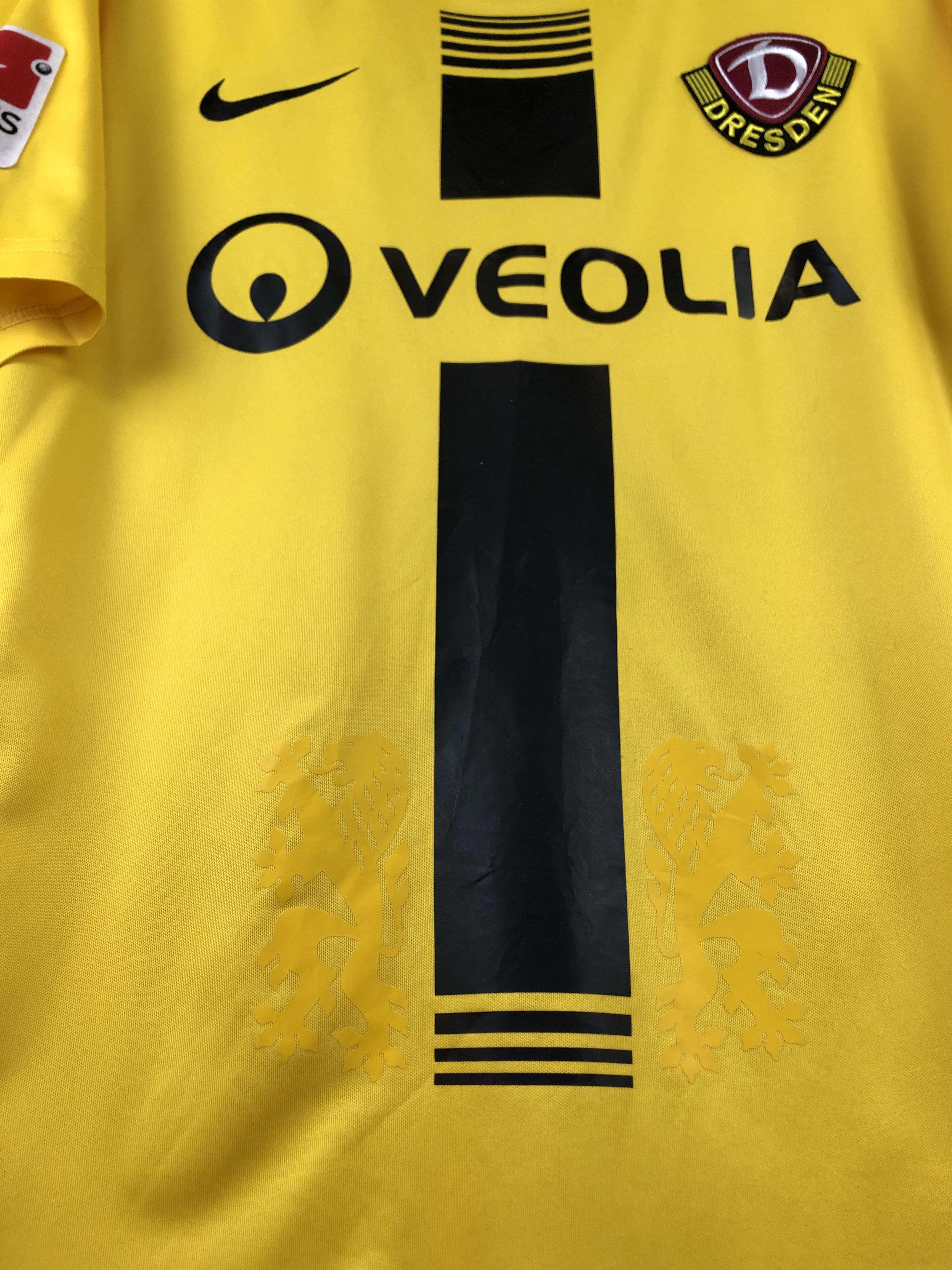 Nike Dynamo Dresden shirt Soccer #25 Koch Jersey Player Issue Size US L / EU 52-54 / 3 - 9 Thumbnail