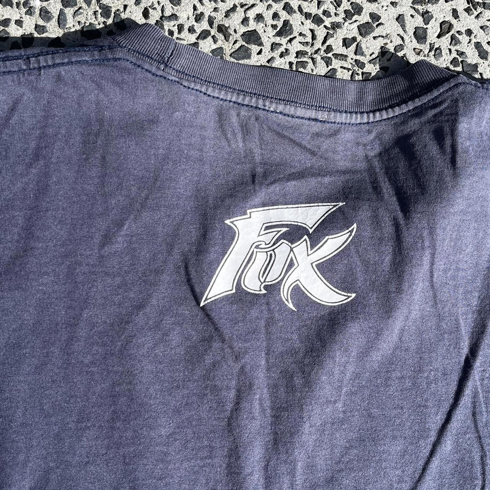 Fox Racing Fox Racing Men's Navy and Blue Tshirt Size US M / EU 48-50 / 2 - 6 Thumbnail