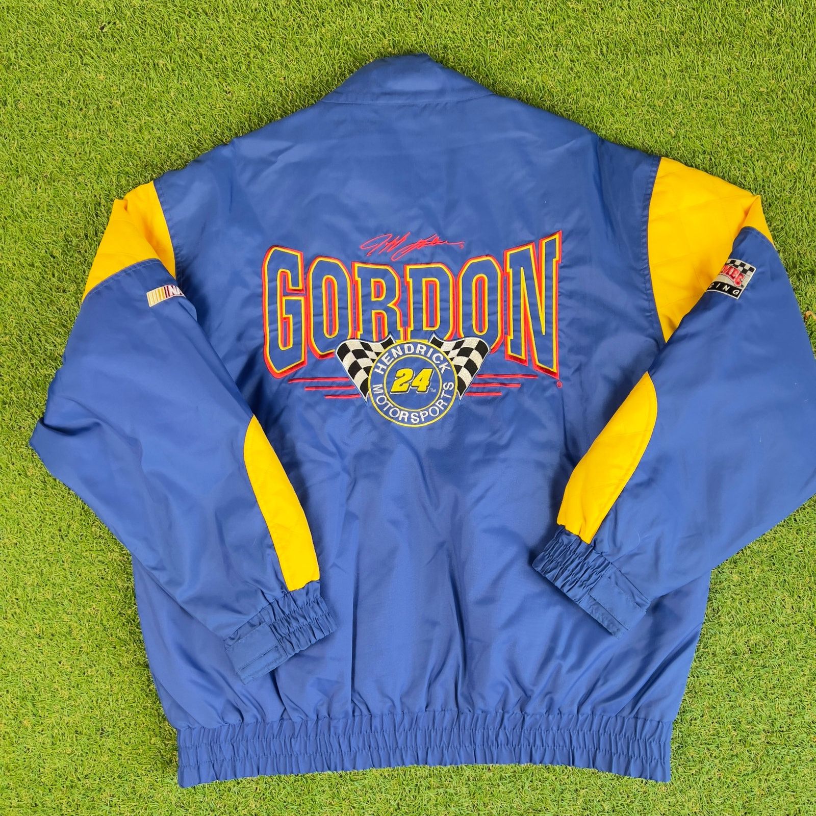 NASCAR Vintage Jeff Gordon Nutmeg Puffer Jacket Size US XL / EU 56 / 4 - 3 Thumbnail