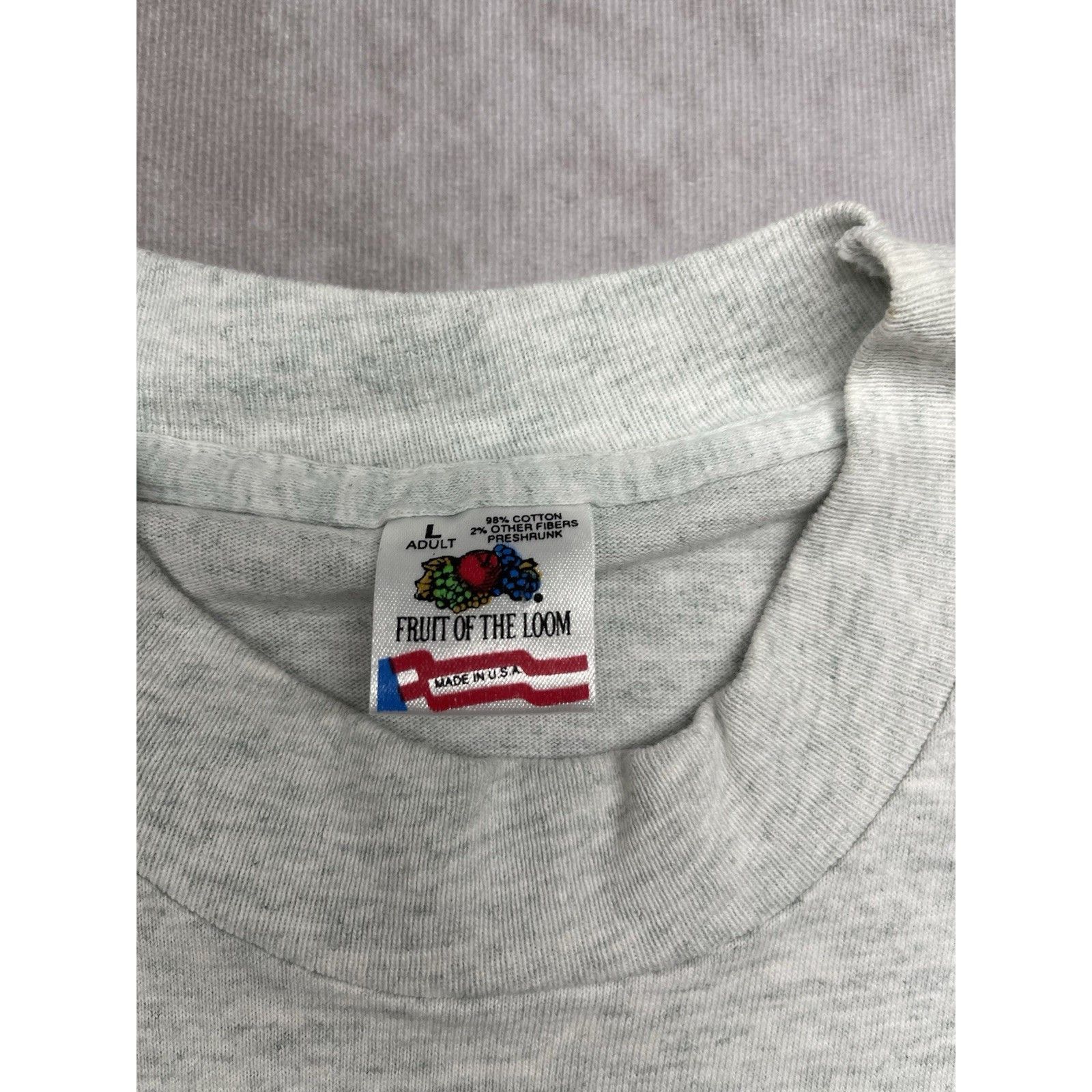 Fruit Of The Loom NOS Vintage 90s USMC Single Stitch T-Shirt Large Fruit of th Size US L / EU 52-54 / 3 - 3 Thumbnail
