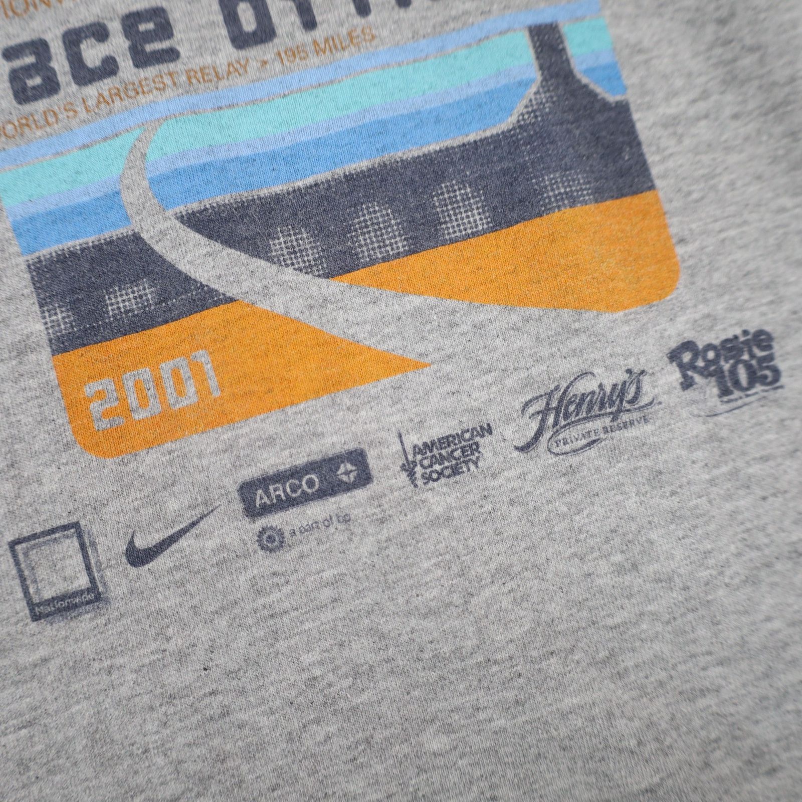 Nike × Vintage VTG Nike Hood To Coast Relay Race Official Graphic T Shirt Size US XL / EU 56 / 4 - 7 Thumbnail