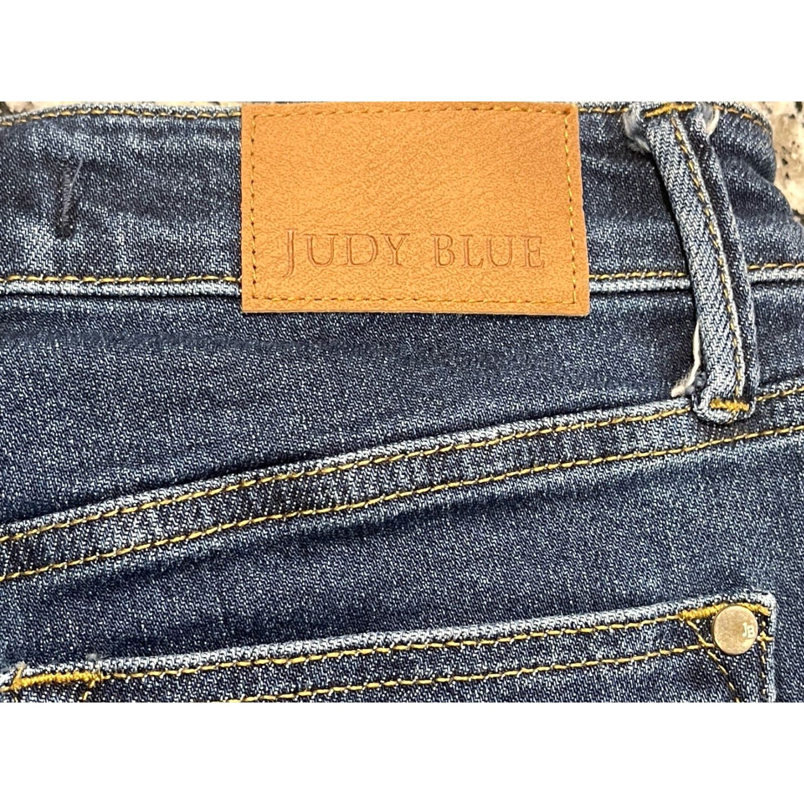 Vintage Judy Blue High Waist Straight Leg Denim Jeans Women 28 X 28.5 Blue 90s Size 28" / US 6 / IT 42 - 5 Thumbnail