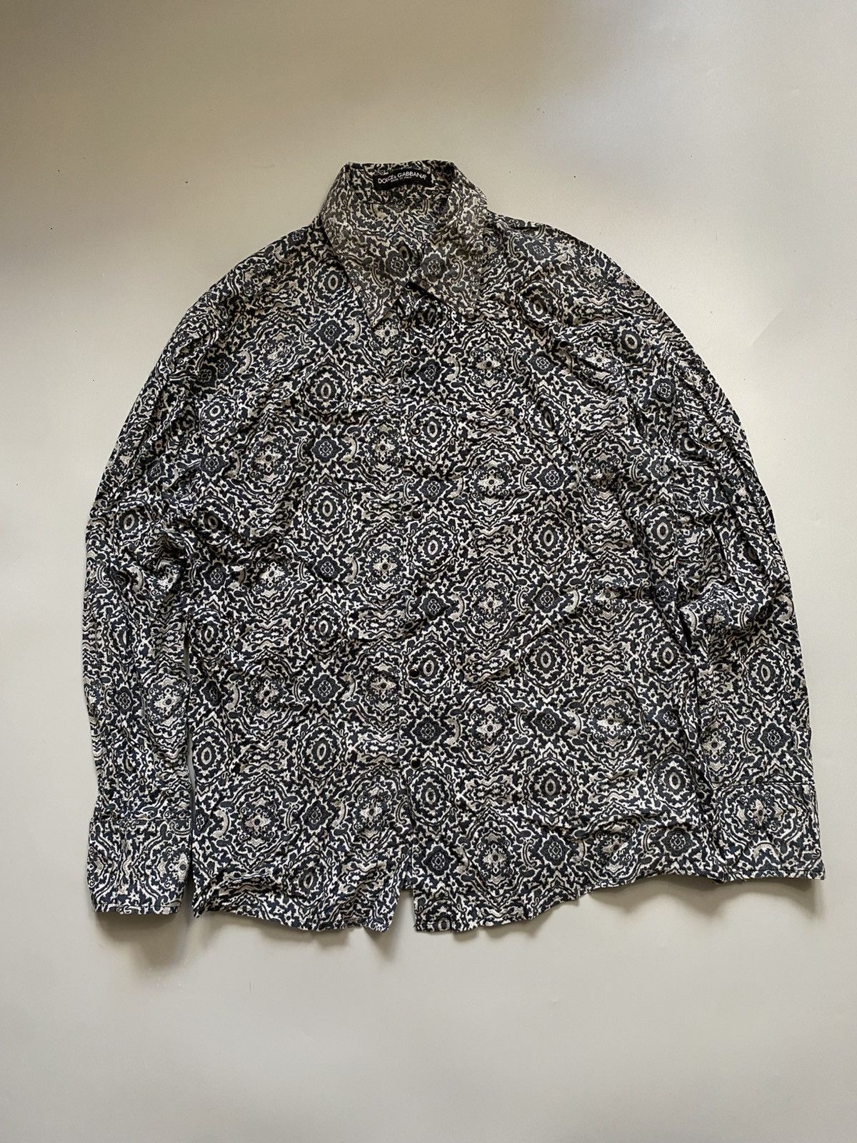 Dolce & Gabbana Dolce & Gabbana painted shirt Size US M / EU 48-50 / 2 - 1 Thumbnail