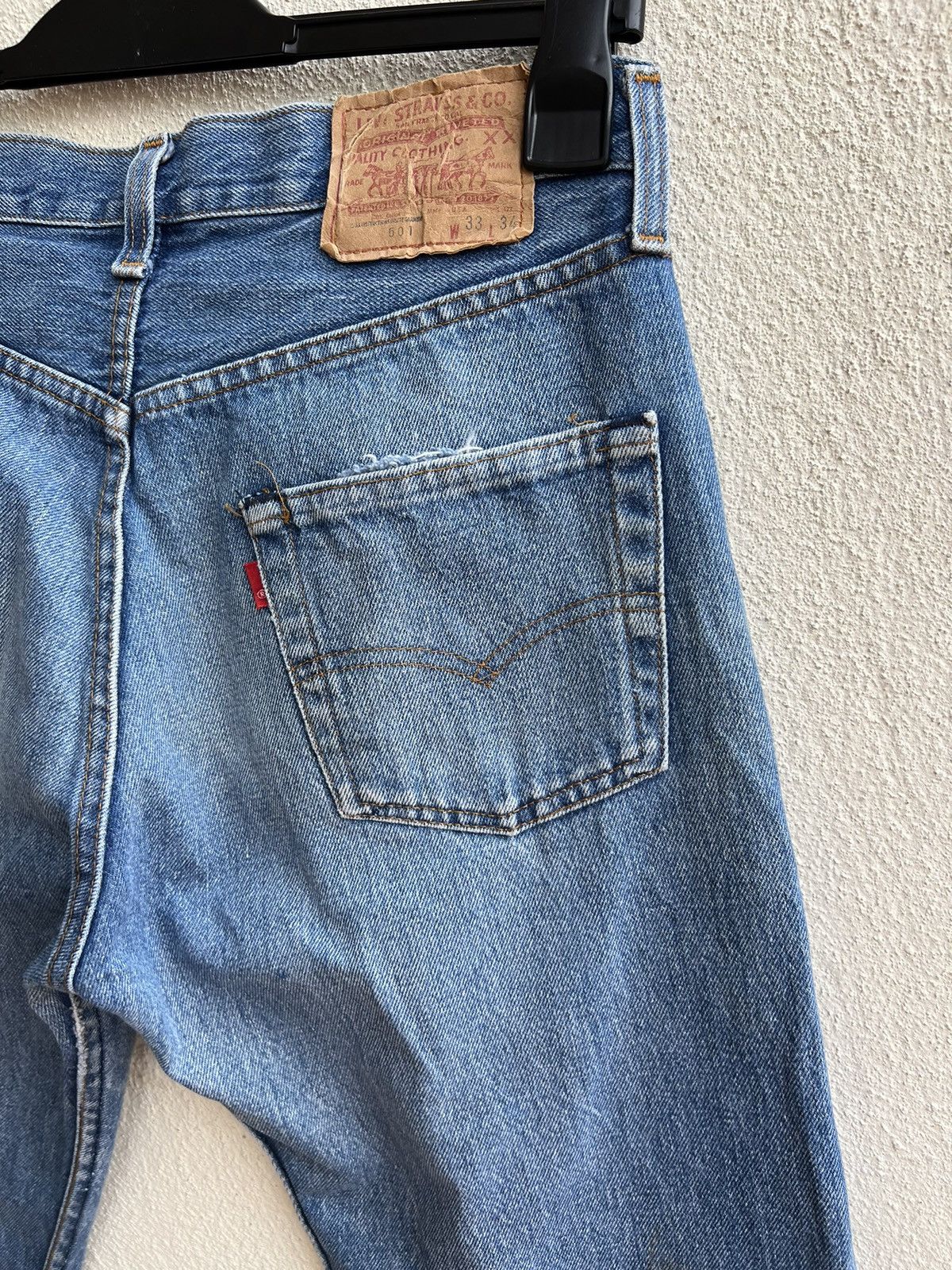Vintage 80s Levi’s 501 Fade Denim Jeans