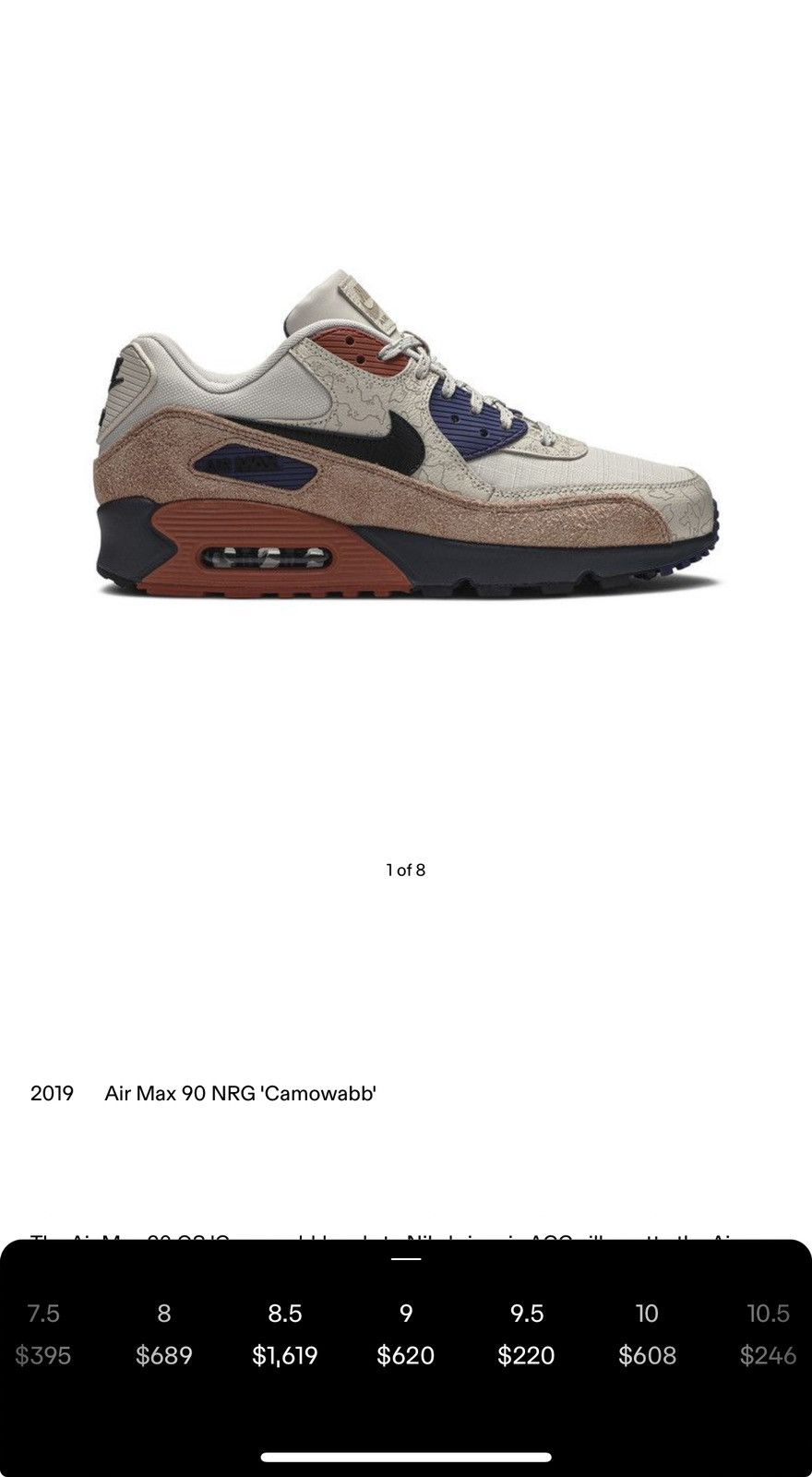 Nike Nike air max 90 NRG “Camowabb” Size US 9 / EU 42 - 6 Thumbnail