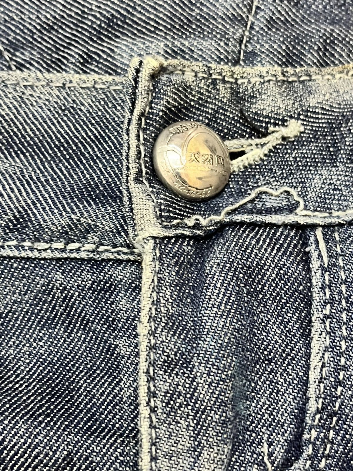 POST ARCHIVE FACTION (PAF) Vintage Japanese Brand Curvy Leg Flip-Flap Pocket Avantgarde Size US 35 - 13 Thumbnail