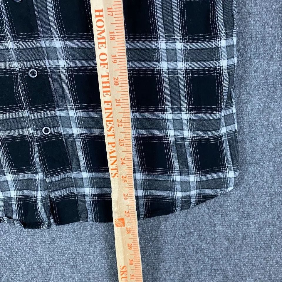 Other Costal Flannel Men's Large Plaid Black White 100% Cotton L Size US L / EU 52-54 / 3 - 4 Thumbnail
