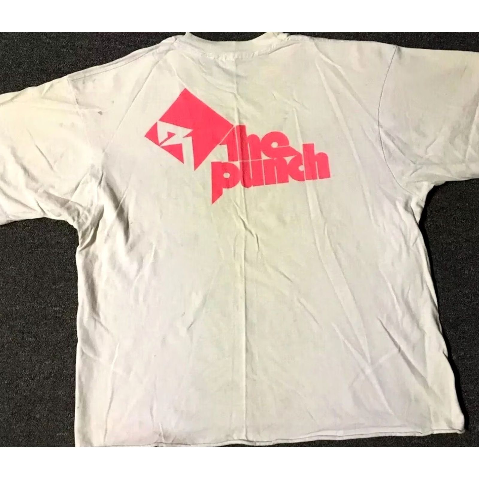 Fruit Of The Loom VINTAGE 80s Rockford Fosgate Car Audio Cropped Shirt Womens Large White USA Grunge Retro 90s Size L / US 10 / IT 46 - 2 Thumbnail