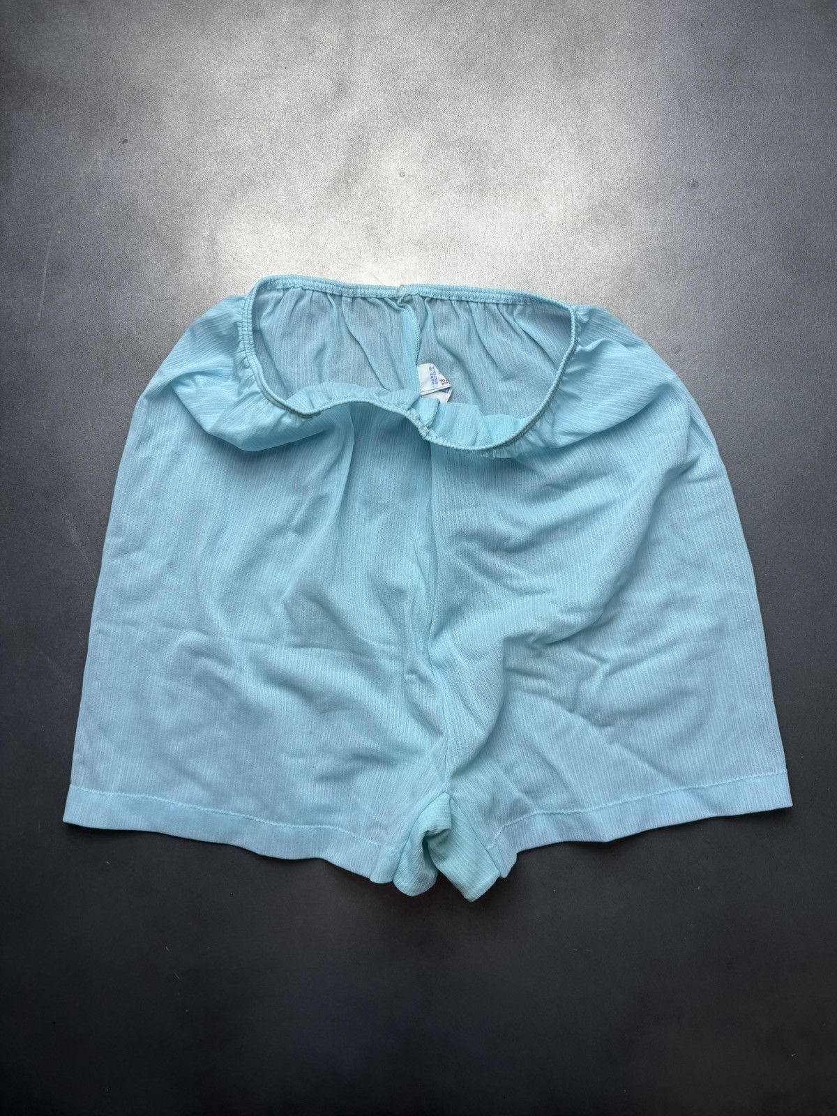 Marks & Spencer × Vintage 1960s Chiffon Boxers 70s Vintage Sheer Shorts Lace Panties Size ONE SIZE - 2 Thumbnail