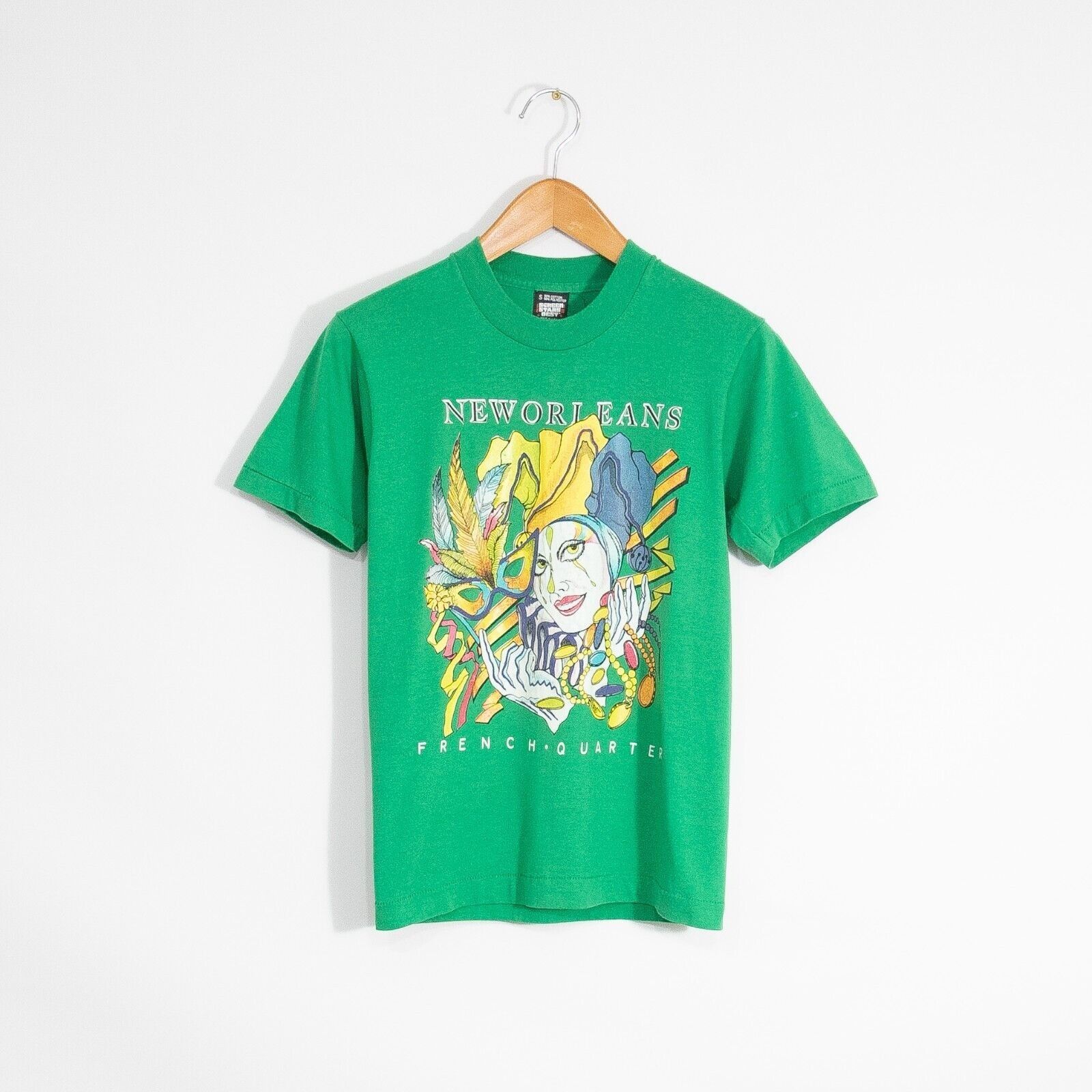 Vintage Vintage 90s New Orleans French Quarter Tee S - Distressed Size US S / EU 44-46 / 1 - 1 Thumbnail
