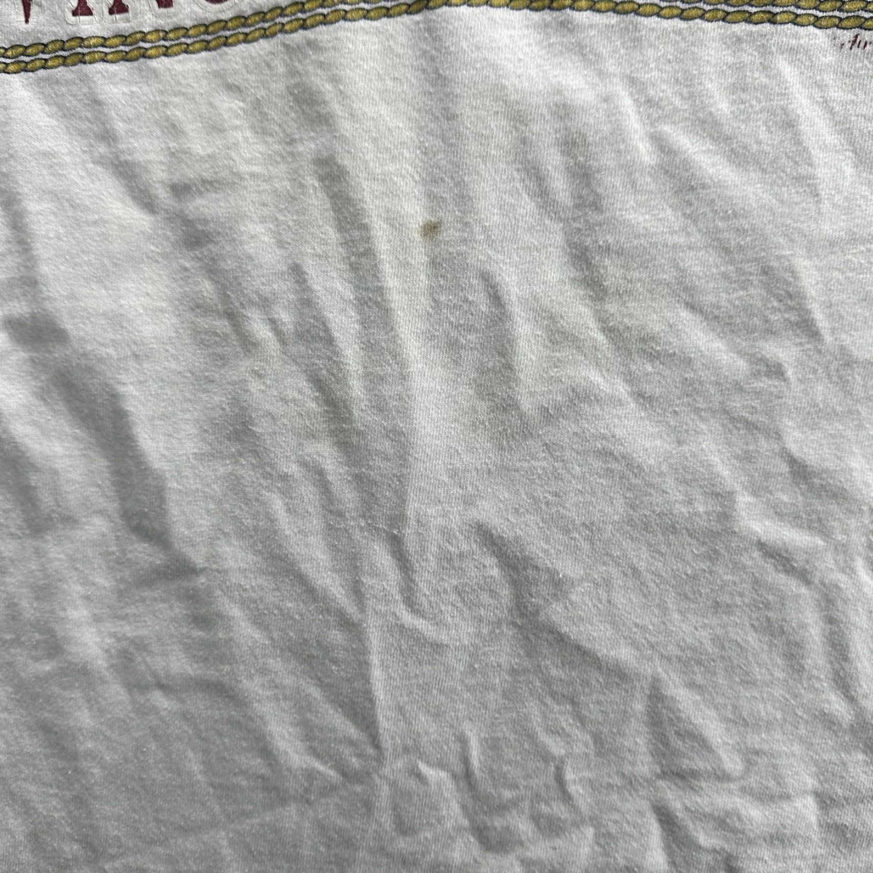 Fruit Of The Loom VINTAGE Virginia Beach Shirt Mens Large White Beach Club Tourist Souvenir 90s Tee Size US L / EU 52-54 / 3 - 5 Thumbnail