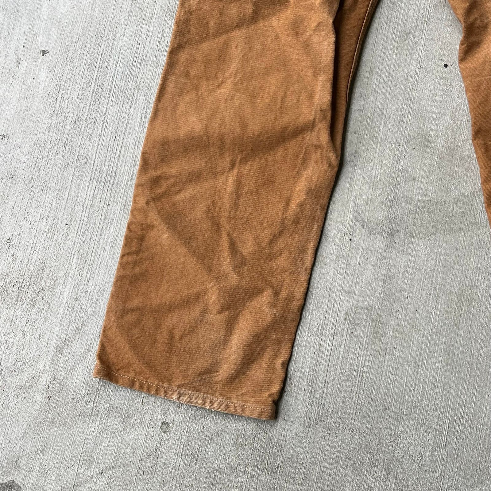 Carhartt × Vintage Carhartt brown double knee work wear carpenter pants Size US 32 / EU 48 - 11 Thumbnail