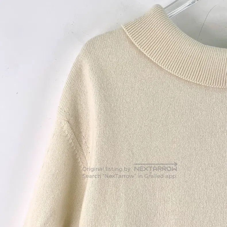 Chanel Chanel Equestrian Series Beige Cashmere Back Button Round- Size XS / US 0-2 / IT 36-38 - 3 Thumbnail
