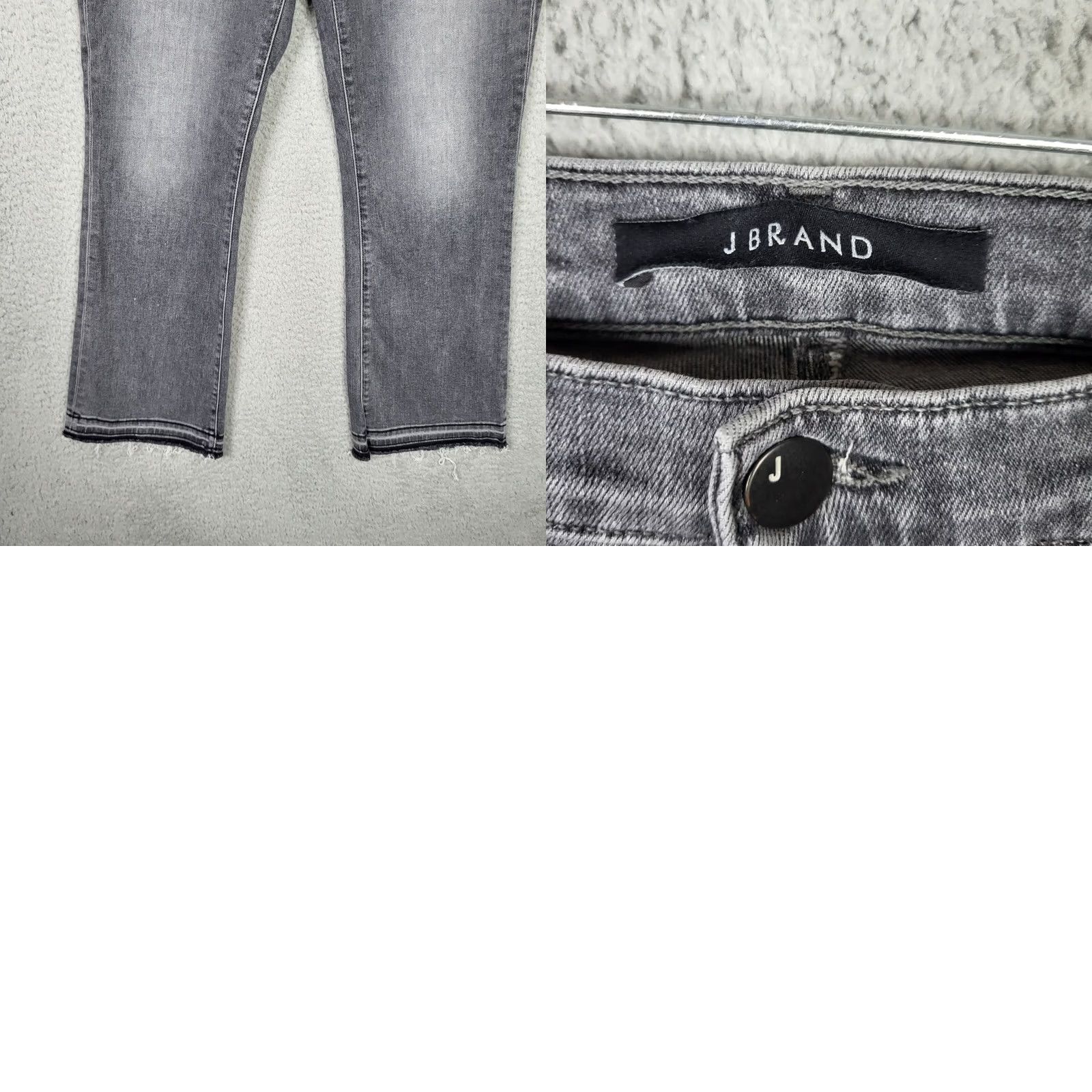 J Brand J.Brand Selena Jeans MID-RISE Earl Grey Women's Size 28 Denim 5-Pocket Belted Regular Fit Size 28" / US 6 / IT 42 - 9 Thumbnail