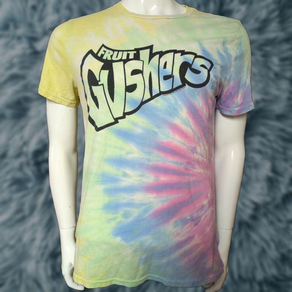 Old Navy VINTAGE Fruit Gushers Tie Dye T Shirt Medium Old Navy Fruit Snacks Size US M / EU 48-50 / 2 - 1 Thumbnail