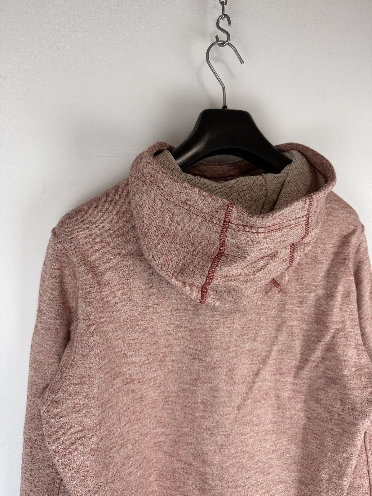 Stone Island Pink Stone Island Spellout Melange hoodie Size US M / EU 48-50 / 2 - 6 Thumbnail