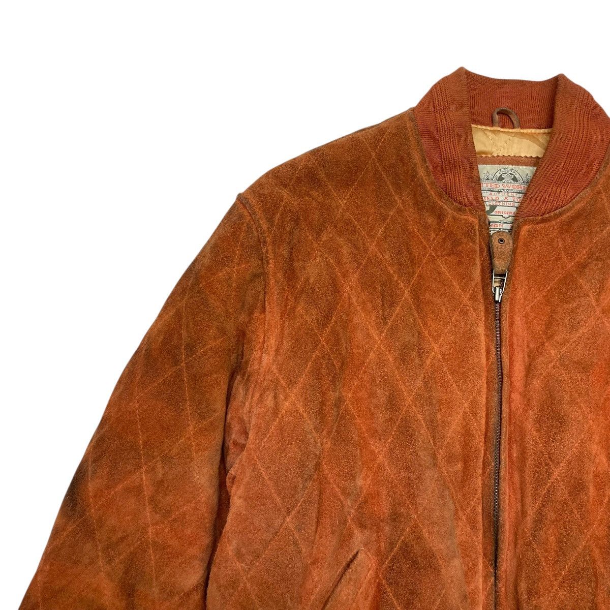 Schott 💥Vintage LeatherCraft Field And Town United Worker Bomber Size US M / EU 48-50 / 2 - 3 Thumbnail
