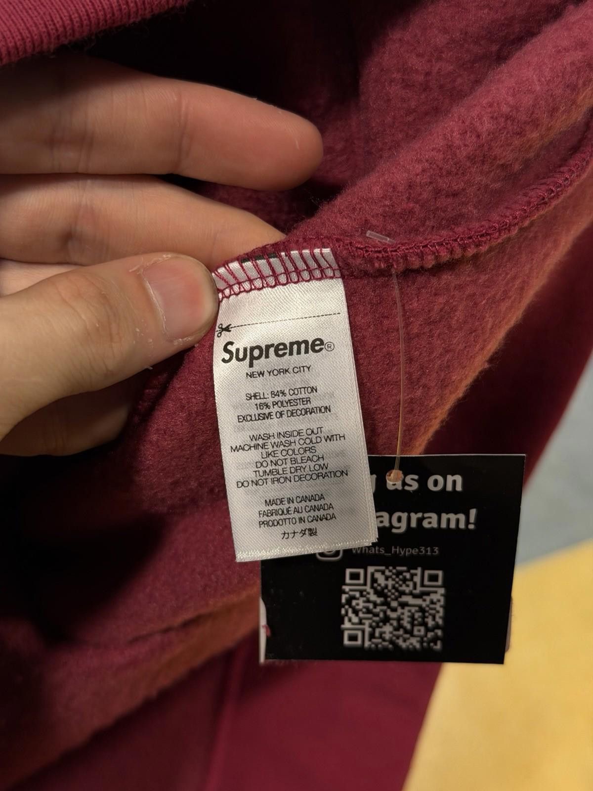 Supreme Supreme S Logo Zip Up Hooded Sweatshirt Red Size (M) NEW Size US M / EU 48-50 / 2 - 10 Thumbnail