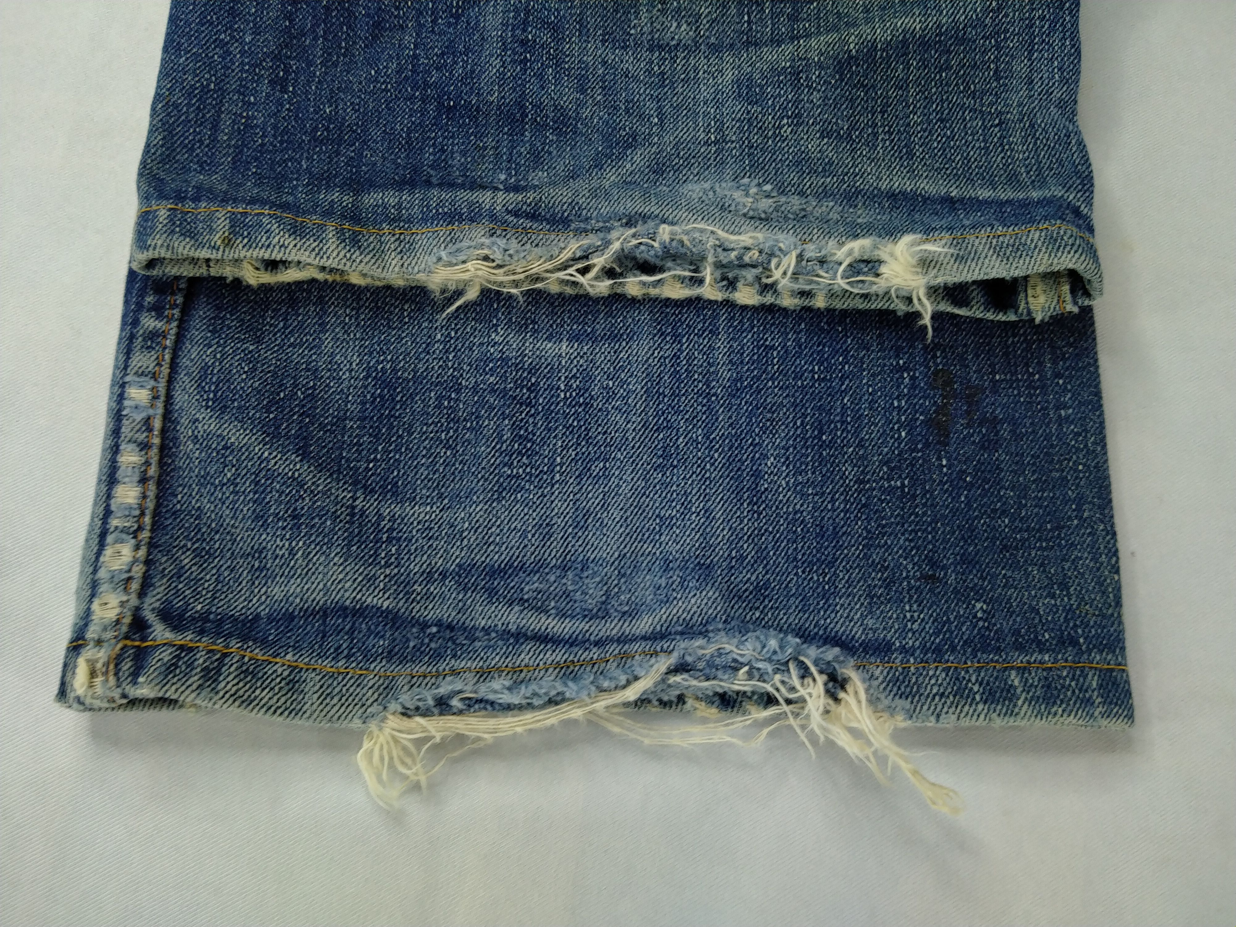 Levi's Blue Distressed Vintage Levi's 503 31x30.5 Denim -JN943 Size US 31 - 13 Thumbnail