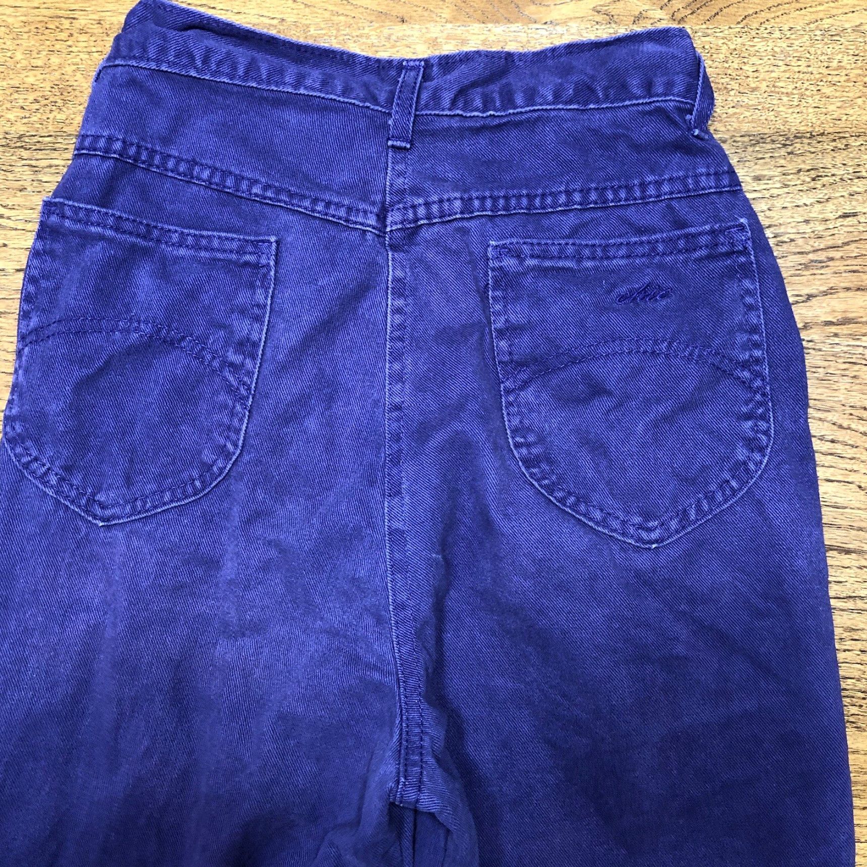 Vintage VINTAGE CHIC Jeans Womens Tapered 9 24X33 Purple Denim USA Western Jeans 90s Mens? Wait Size 30" / US 8 / IT 44 - 3 Thumbnail