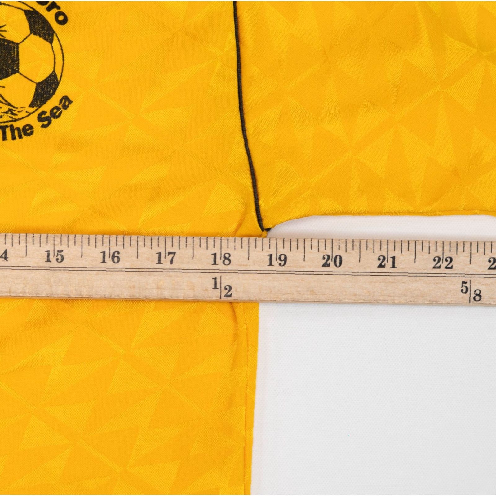 Vintage VINTAGE Swansboro Soccer Jersey Yellow M Medium Geometric Futbol USA 90s Sport Football Soccer Shirt Womens Mens Polo VTG Size US M / EU 48-50 / 2 - 7 Thumbnail