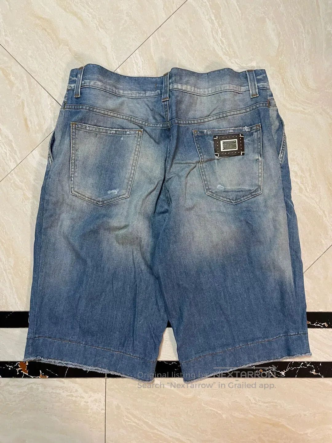 Dolce & Gabbana Dolce&Gabbana Loose Denim Shorts for Sale. Size US 34 / EU 50 - 3 Thumbnail