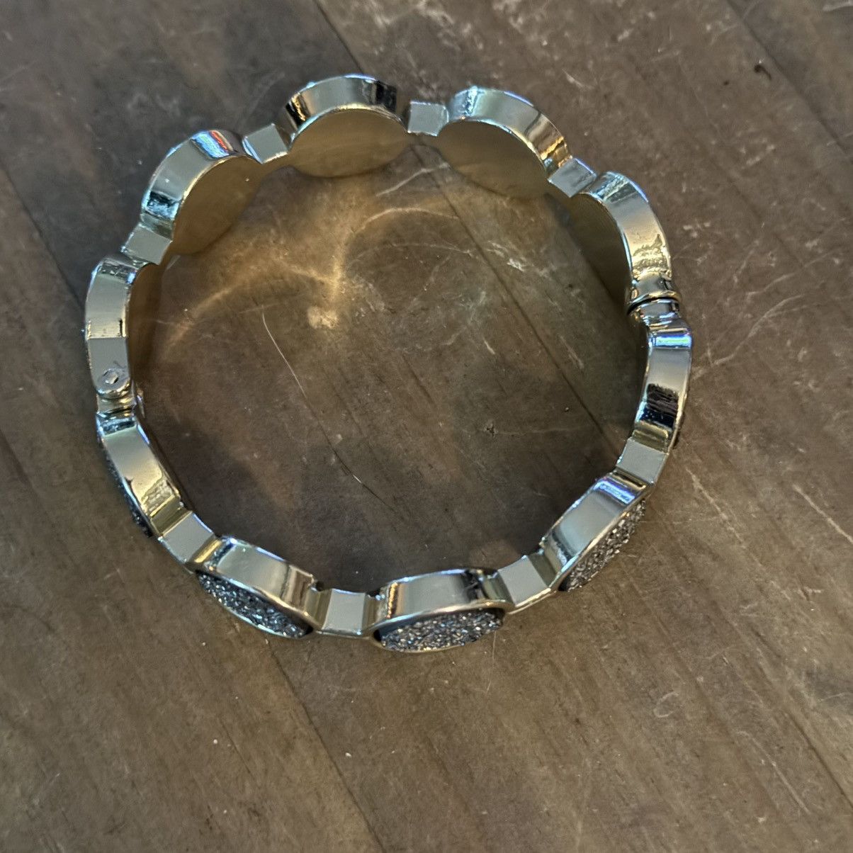 Other Gold tone druzy hinged bangle bracelet Size ONE SIZE - 5 Thumbnail