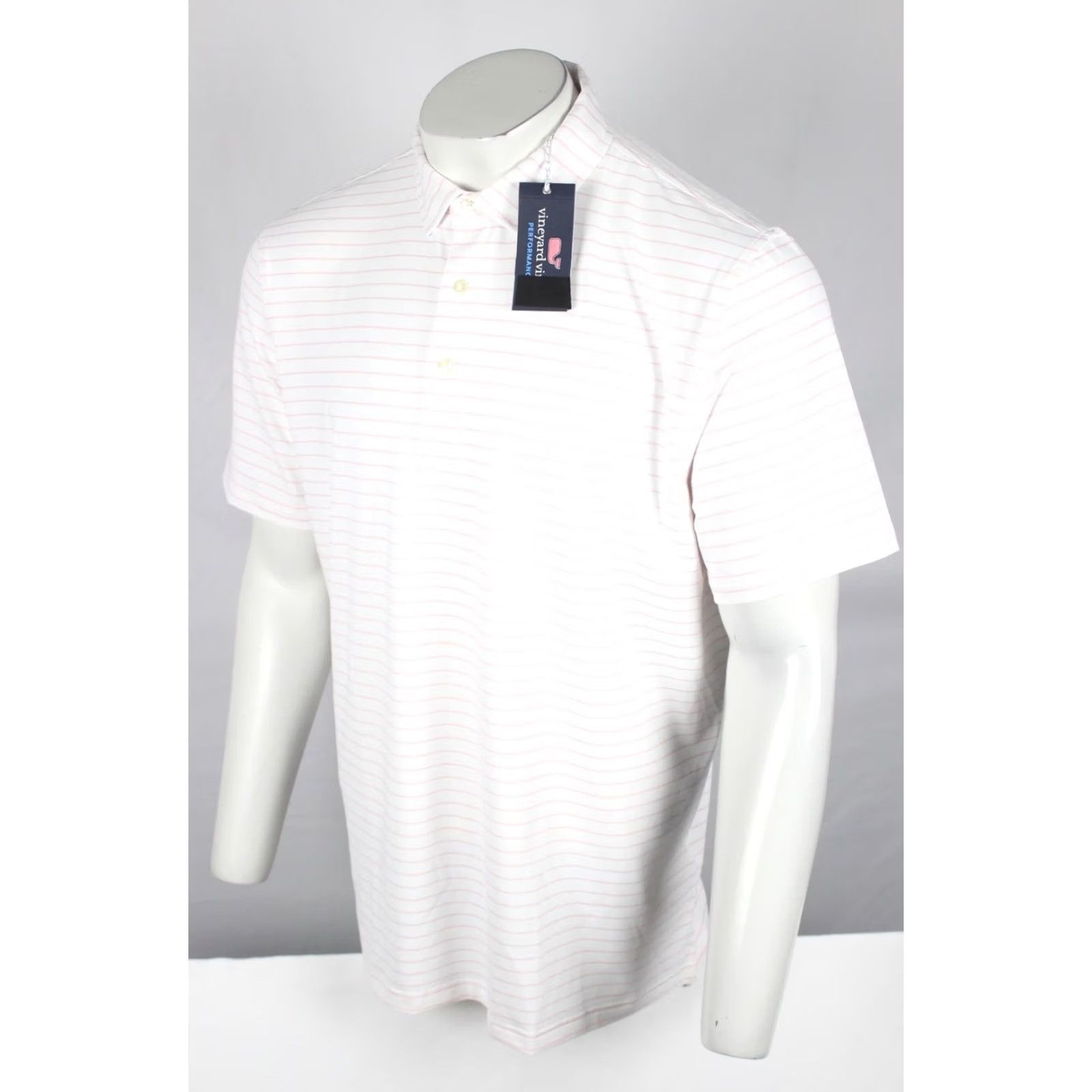 Vineyard Vines VINTAGE Vineyard Vines Men's Palmero OTG Polo Short Sleeve Shirt XL White Flamingo Size US XL / EU 56 / 4 - 5 Thumbnail